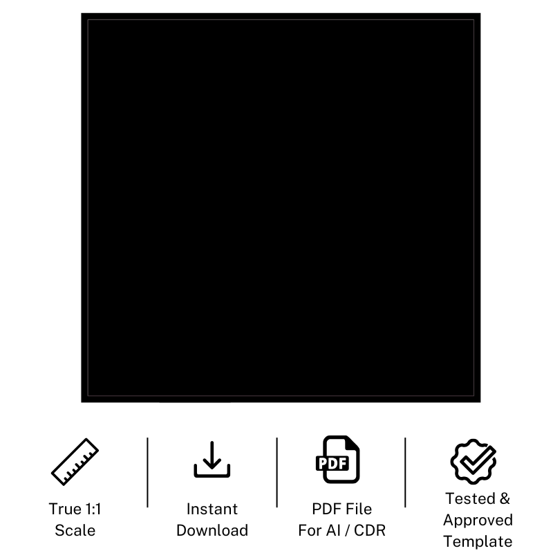 Template KRM Exhaust – Vectorized AI/PDF File, True 1:1 Scale
