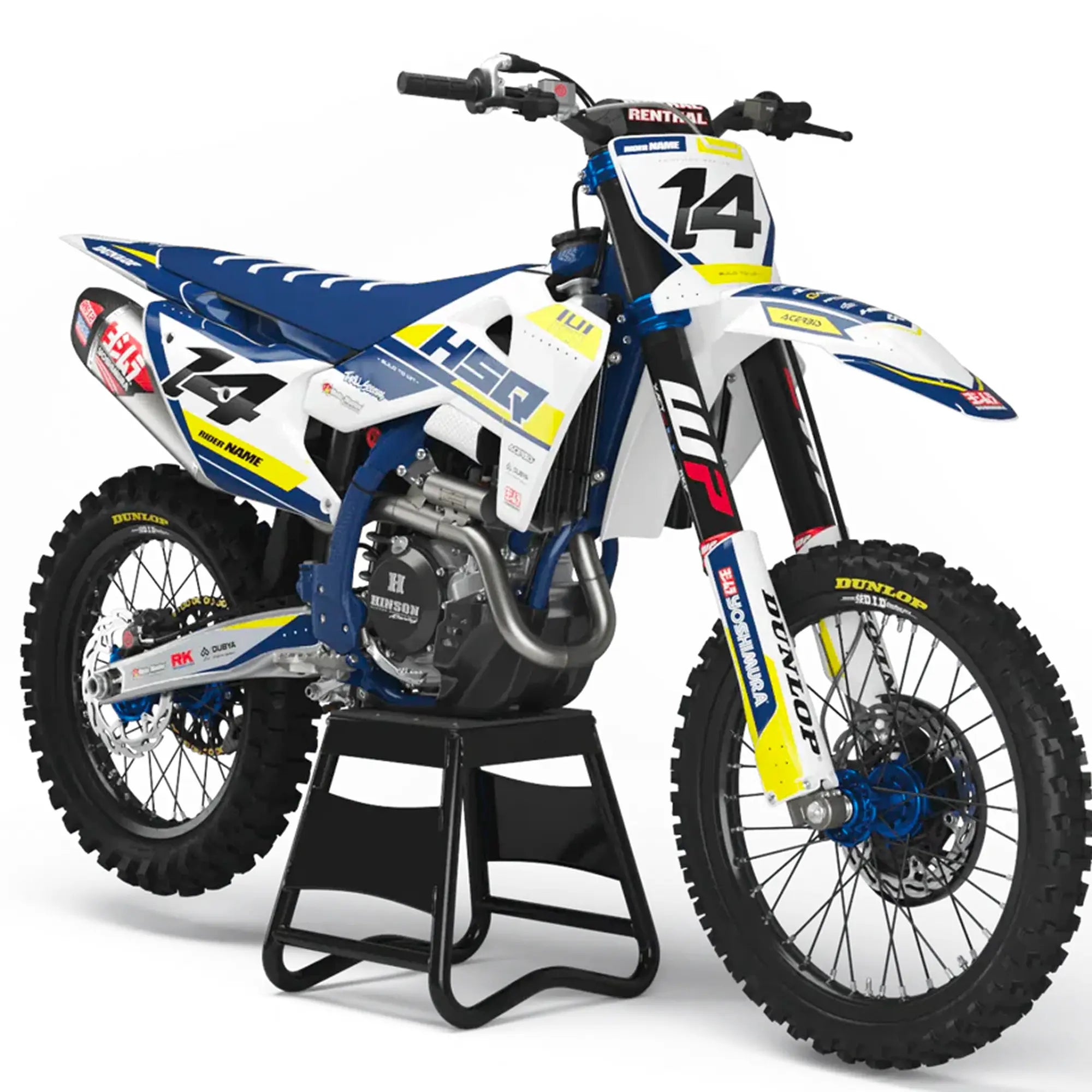 Kit déco 125 / 250 / 450 TC-F | Motocross PowerLine Edition Fifty Design
