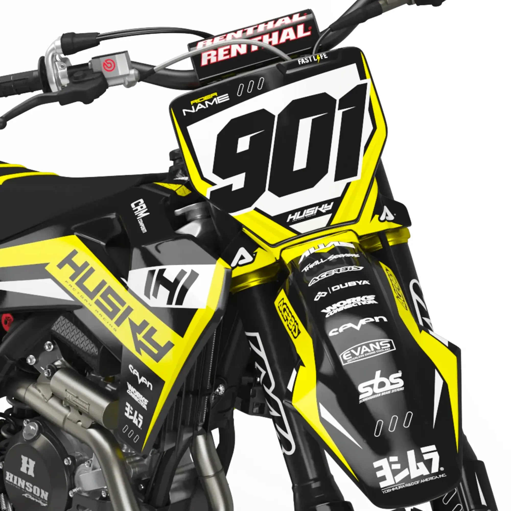 Kit déco 125 / 250 / 450 TC-F | Motocross Wrap Edition Fifty Design