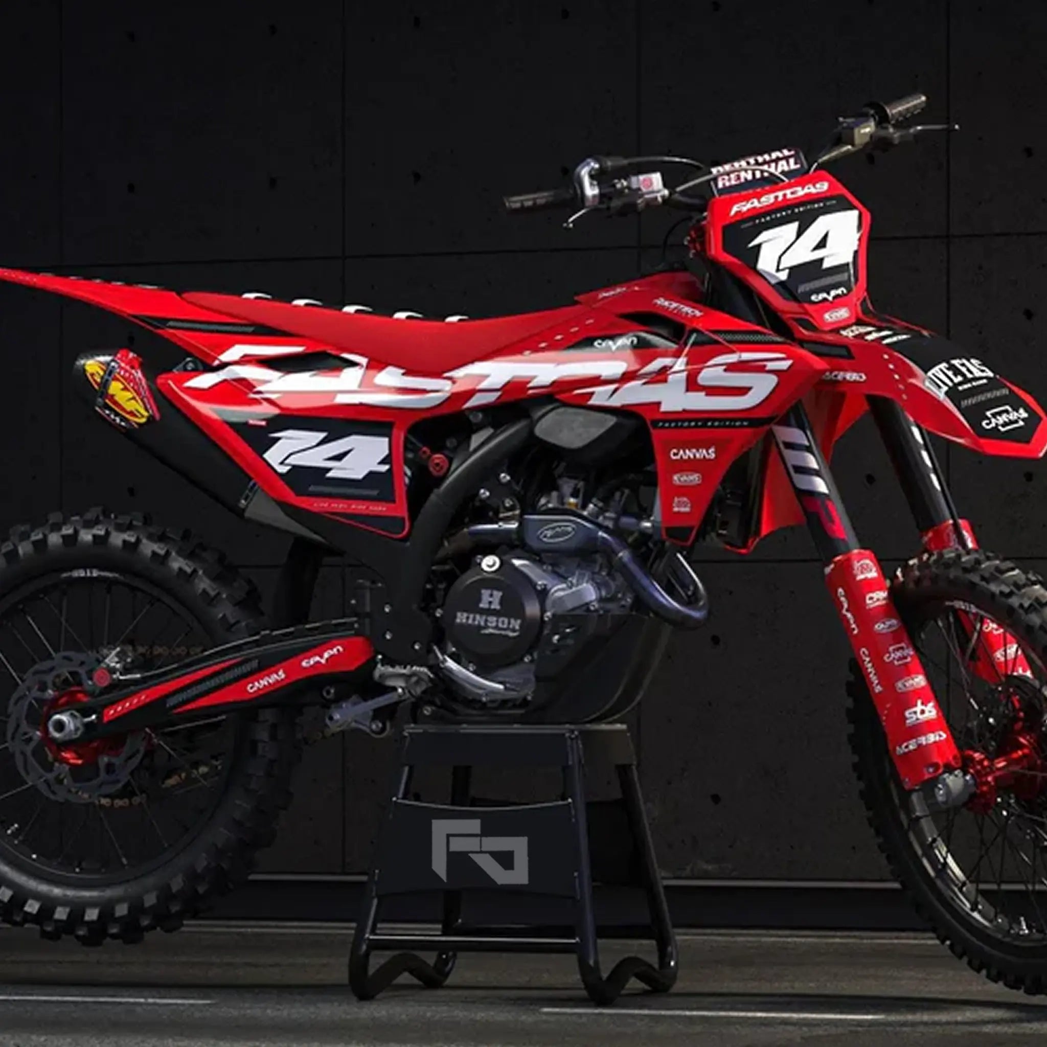 Kit déco 250 / 450 MC / MC-F | Motocross Fast Gas Edition Fifty Design