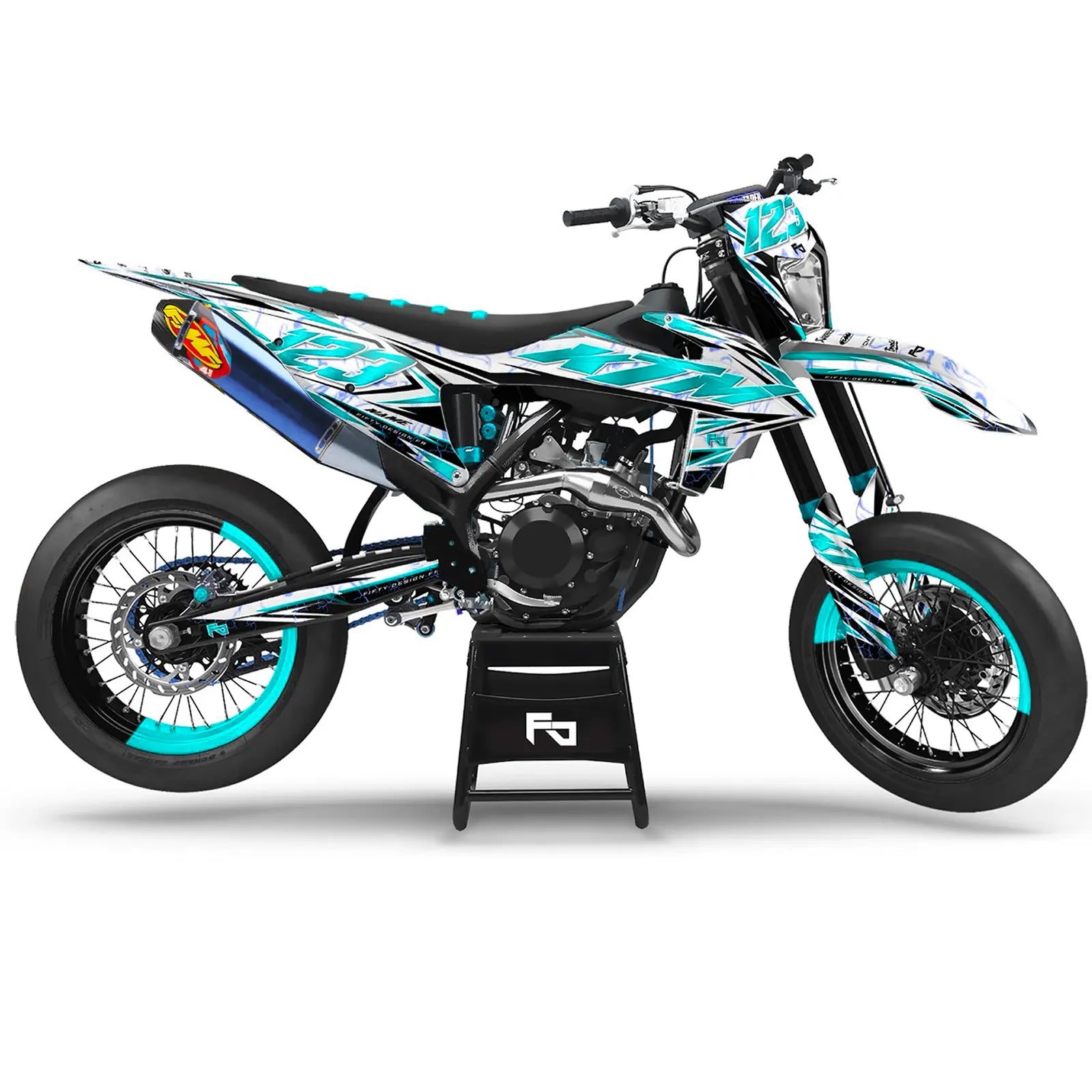 Kit déco Supermotard Furious | Semi Personnalisable Fifty Design