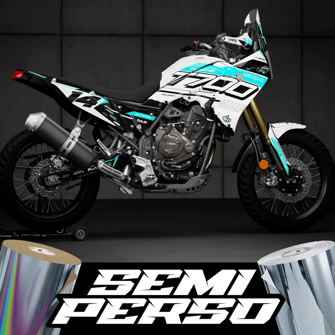 Kit déco moto Yamaha TENERE 700 | Aqua Edition Fifty Design