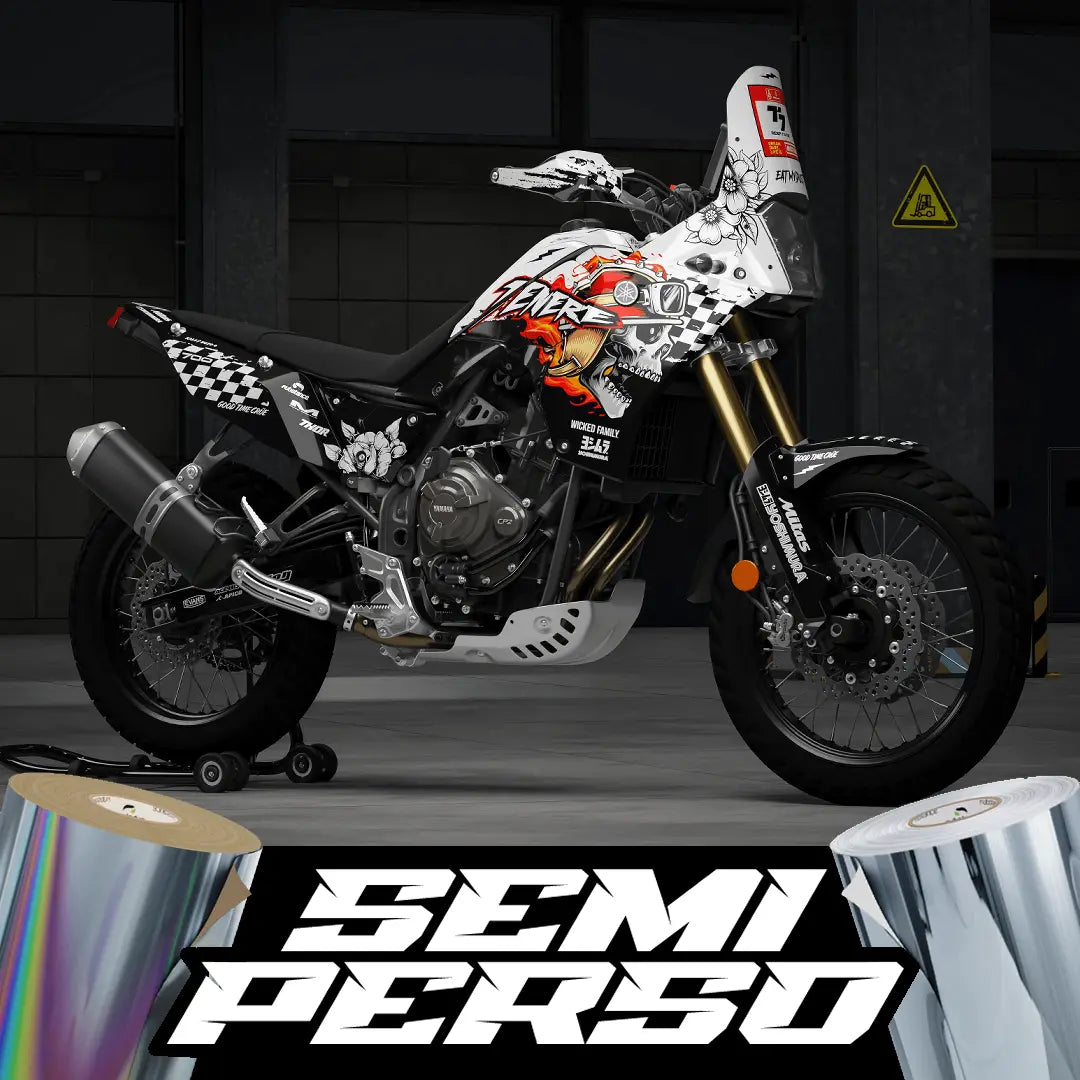 Kit déco moto Yamaha TENERE 700 | Skull Edition Fifty Design