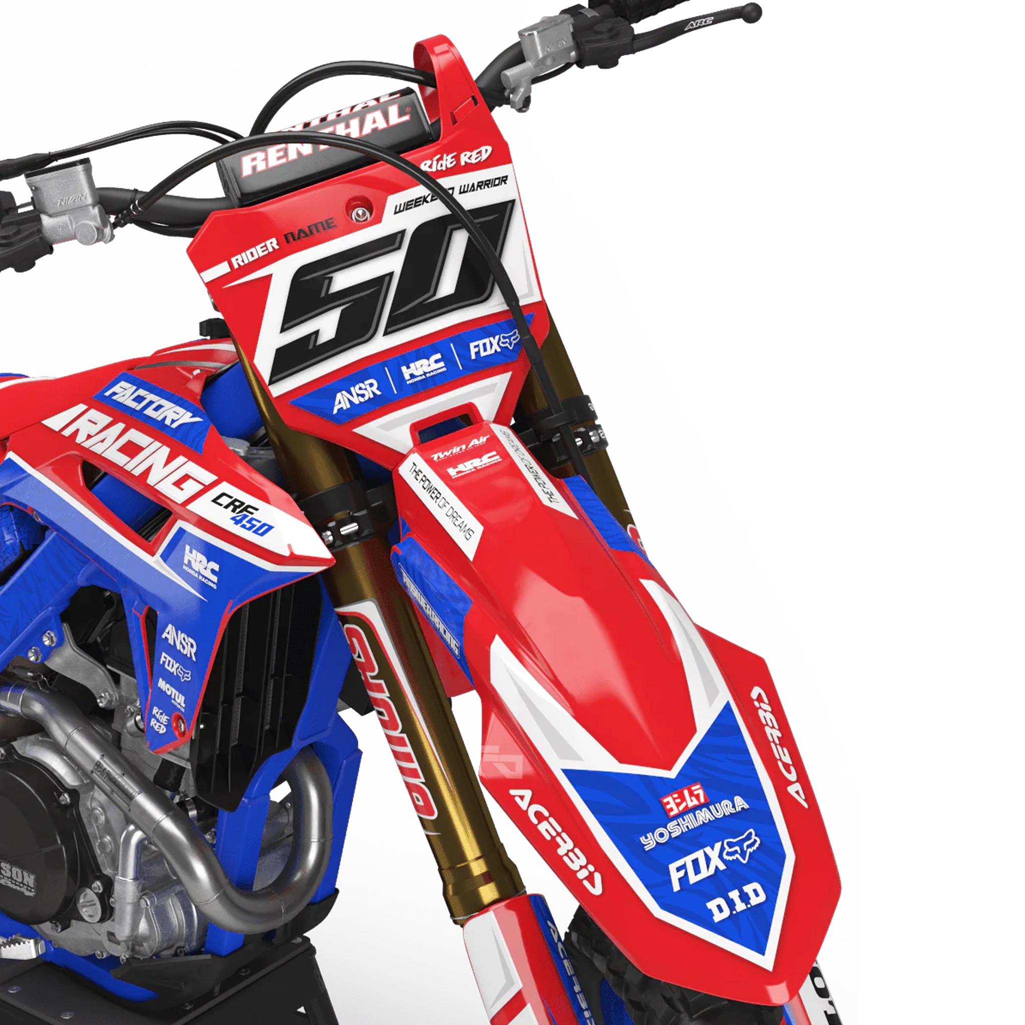 Kit déco 250 / 450 CRF | Motocross Graph Edition
