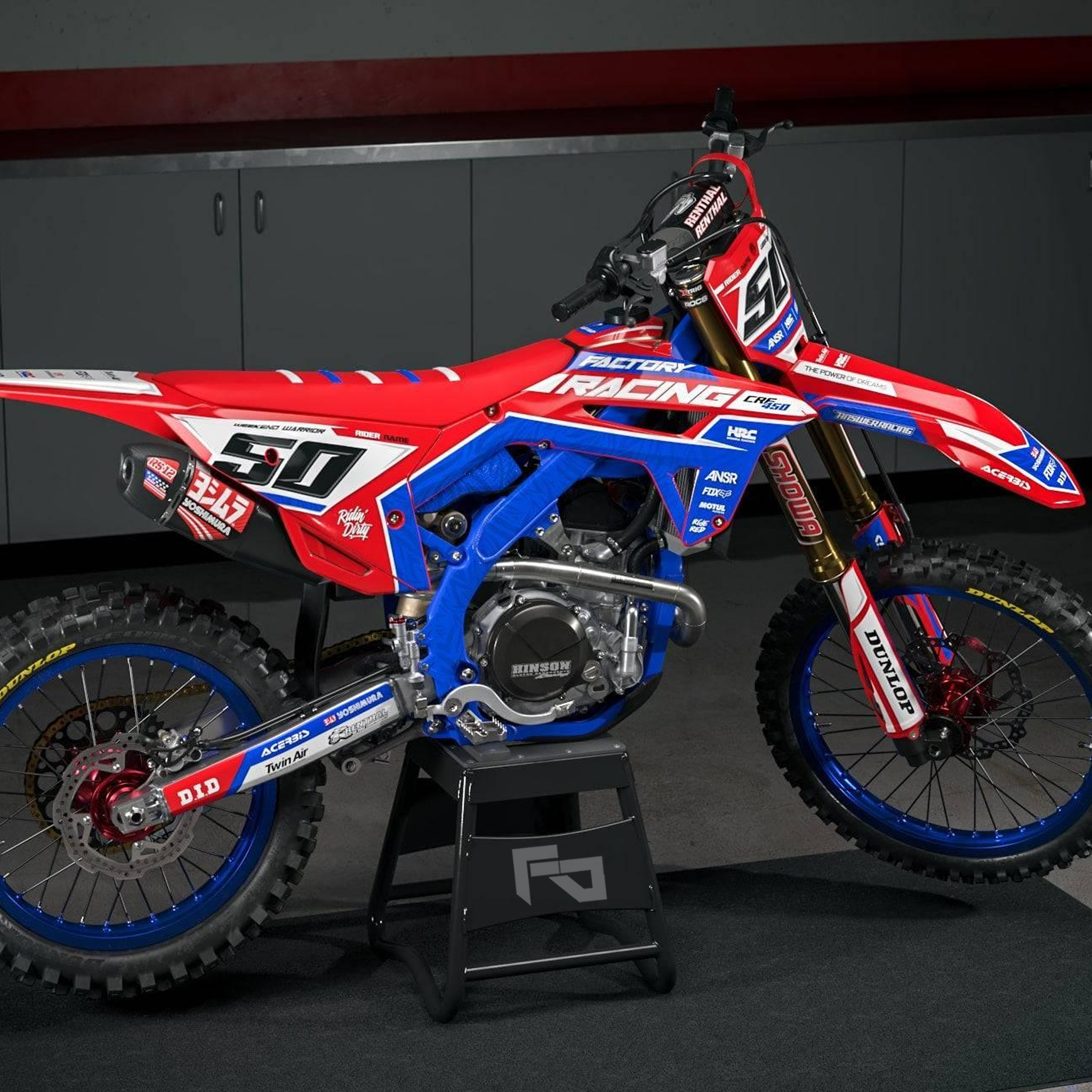 Kit déco 250 / 450 CRF | Motocross Graph Edition