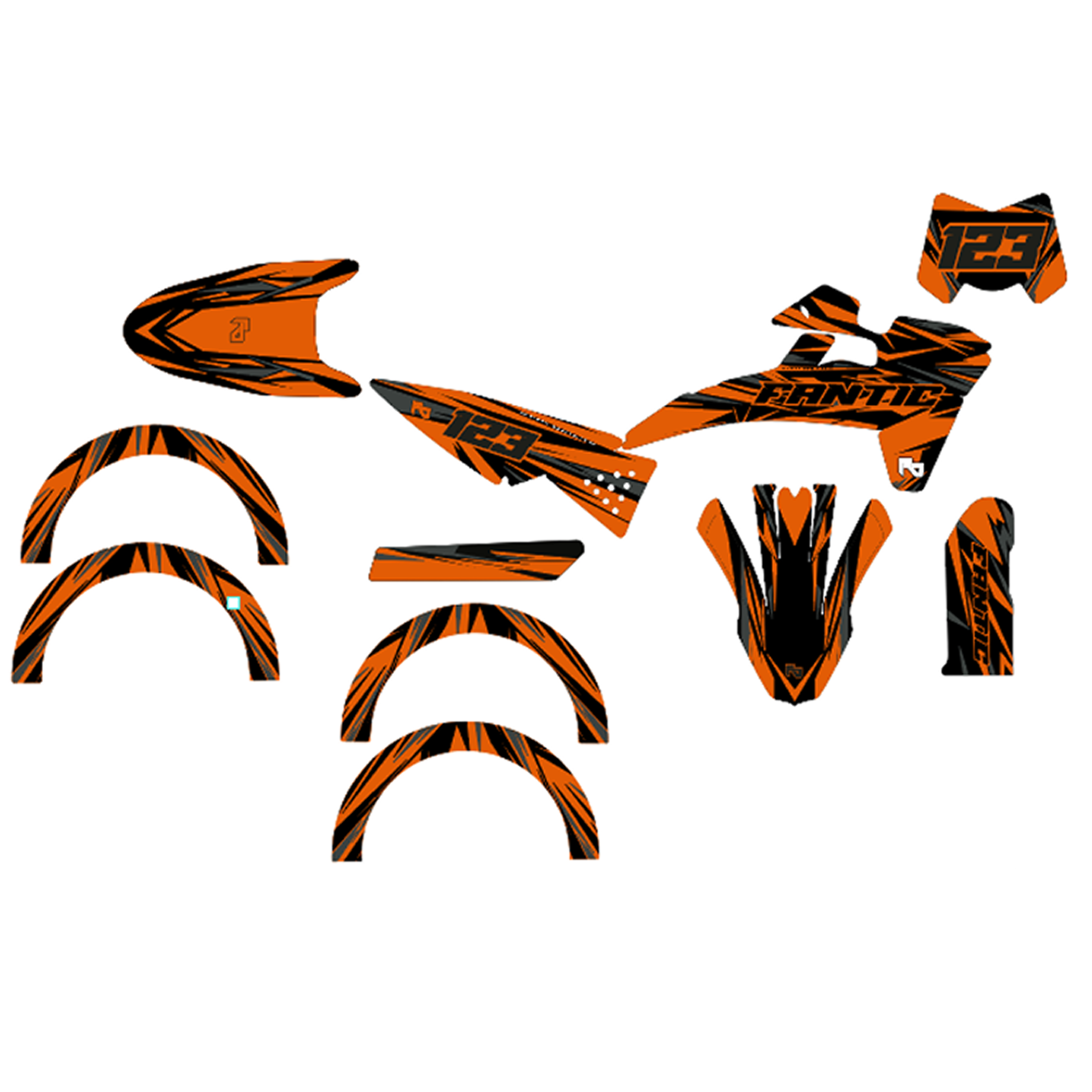 Kit déco 50cc Blaze- Semi Personnalisable