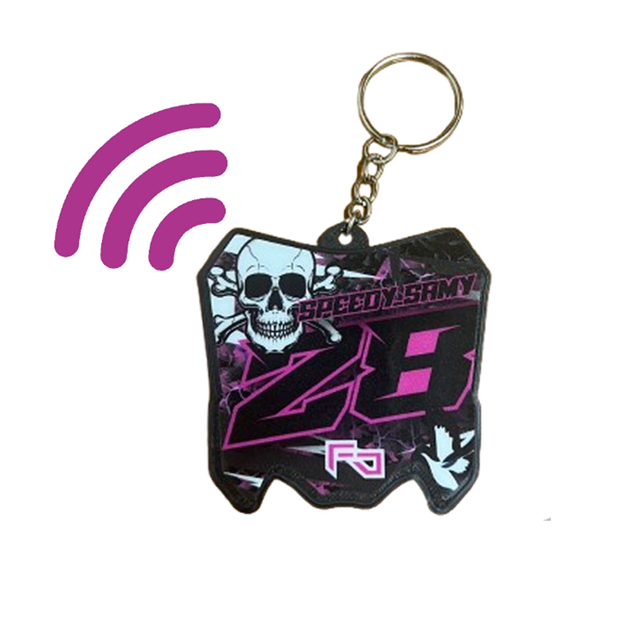 Porte-clés Moto Connecté - 100% Personnalisé
