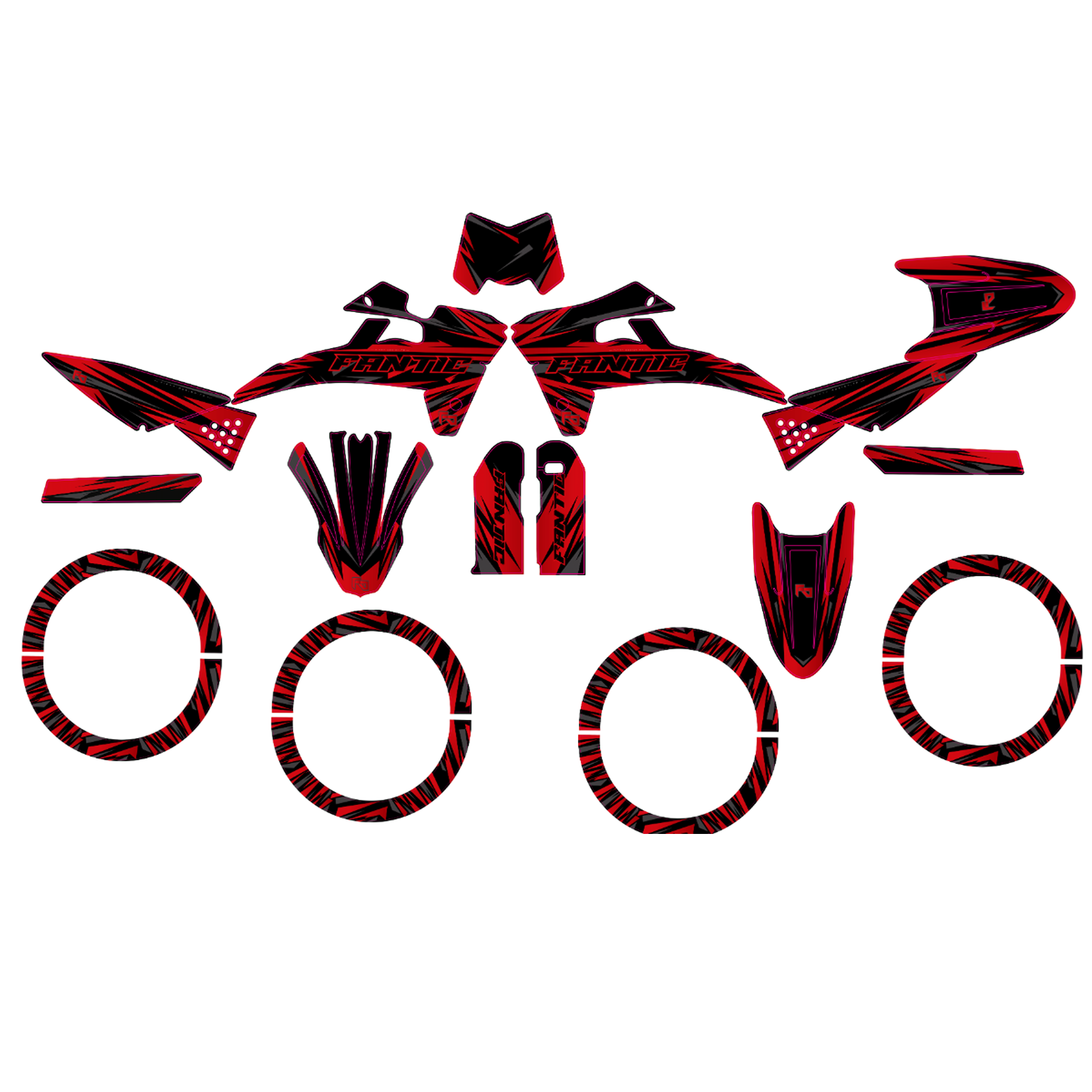 Kit déco 50cc Power - Semi Personnalisable