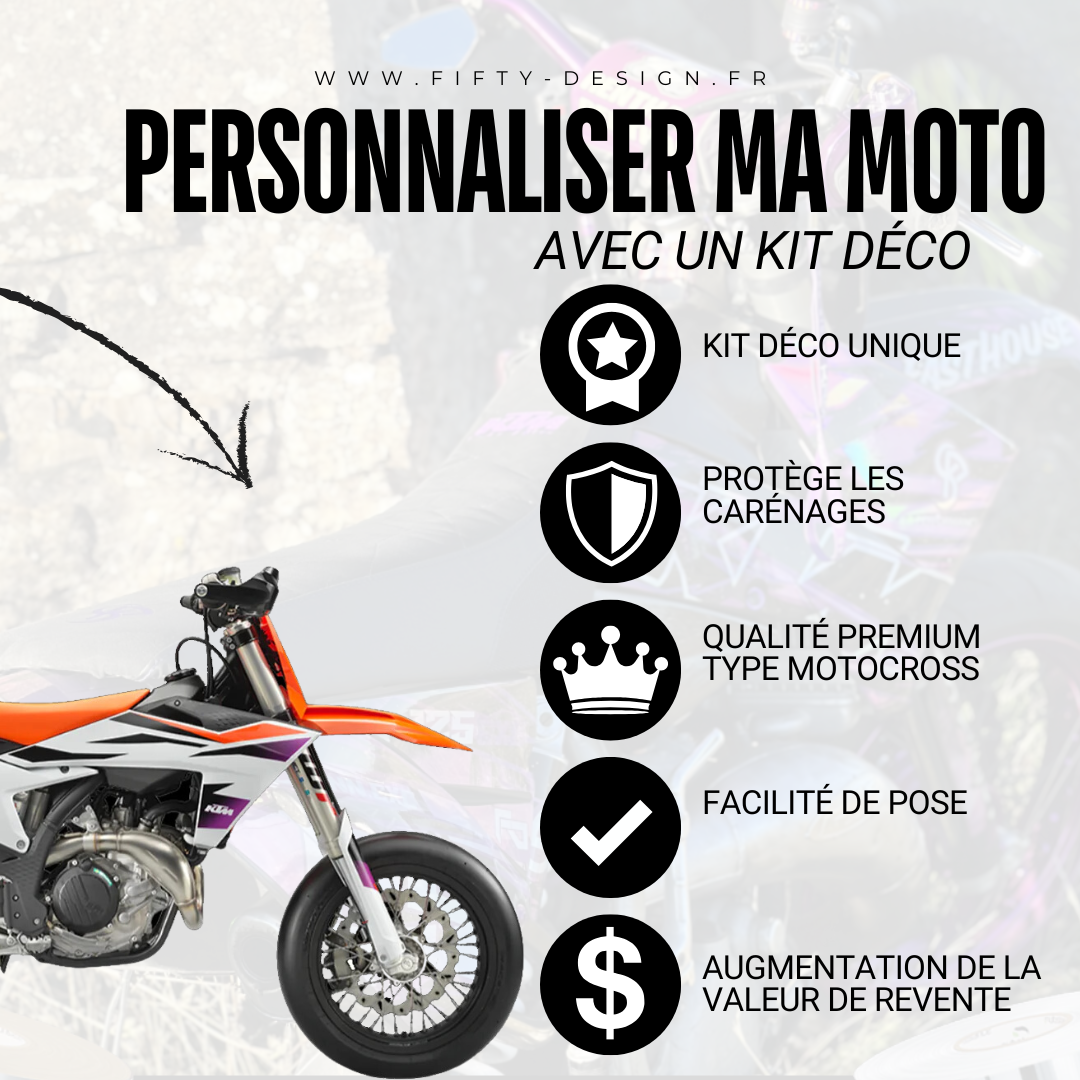 Kit déco Supermotard | 100% Personnalisé
