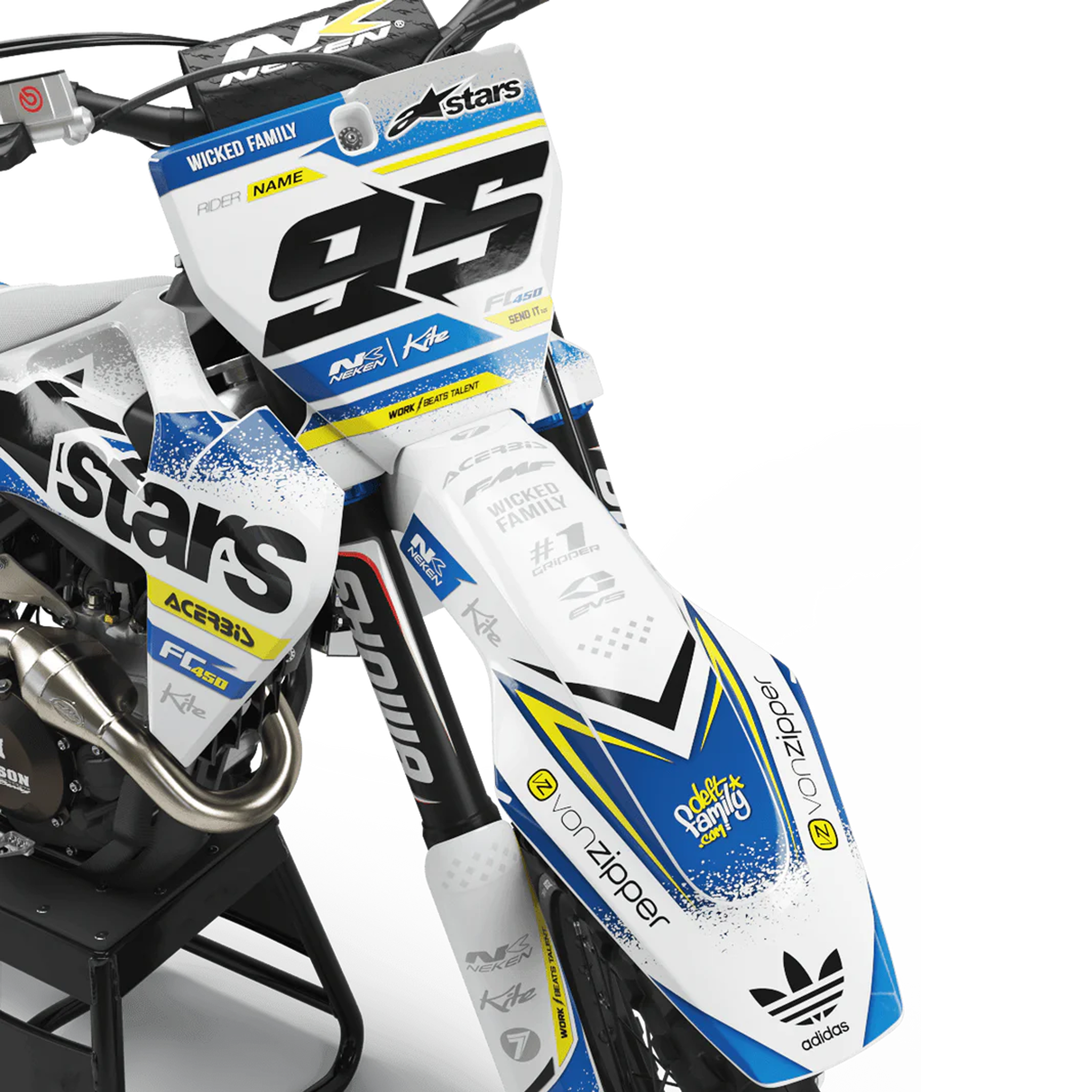 Kit déco 125 / 250 / 450 TC / FC / TE / FE | Motocross Star Edition