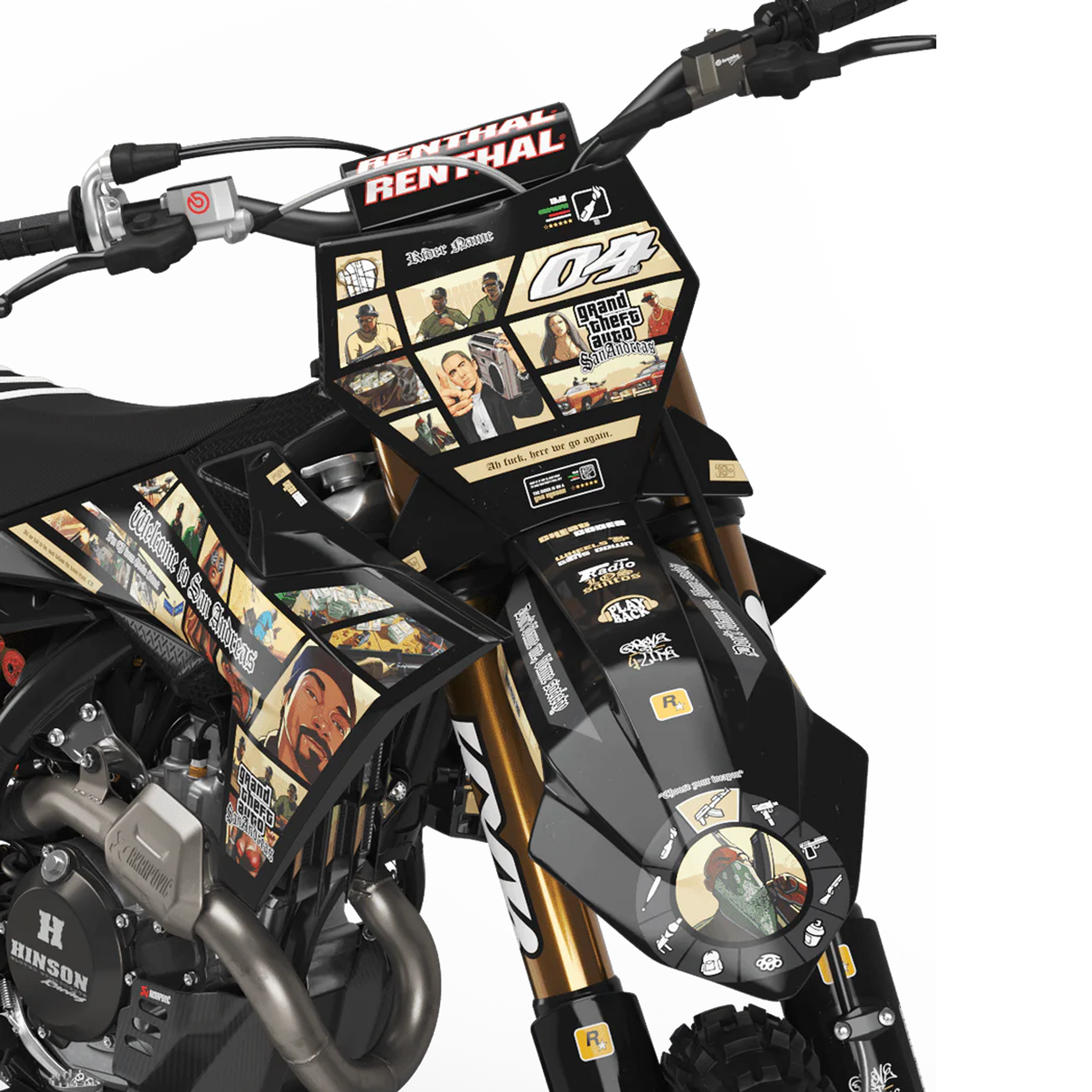 Kit déco 125 / 250 / 450 SX / SX-F | Motocross Los Pablos Edition