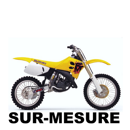Kit déco 125 RM Motocross Suzuki - Sur Mesure