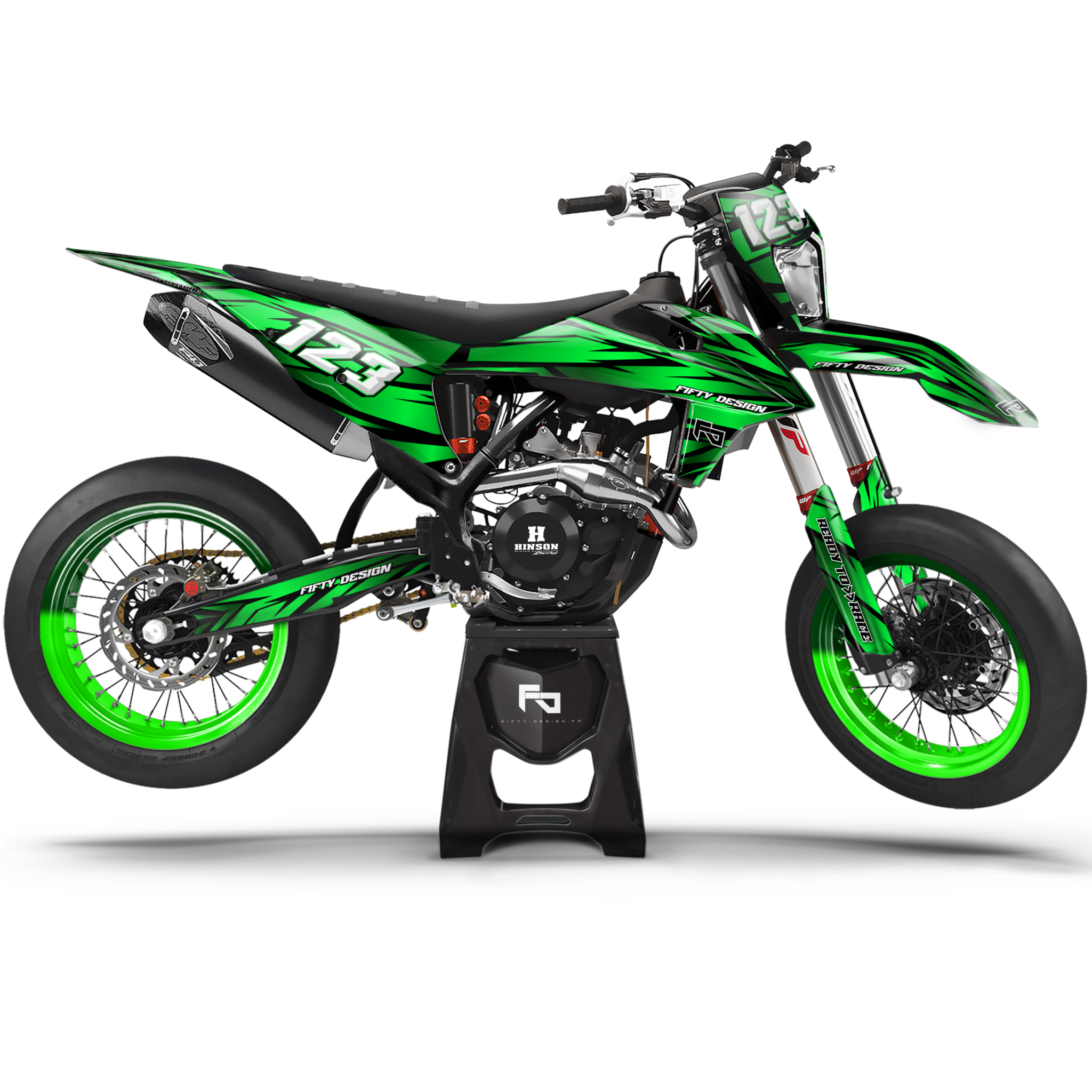 Kit déco Supermotard Brain Storm | Semi Personnalisable