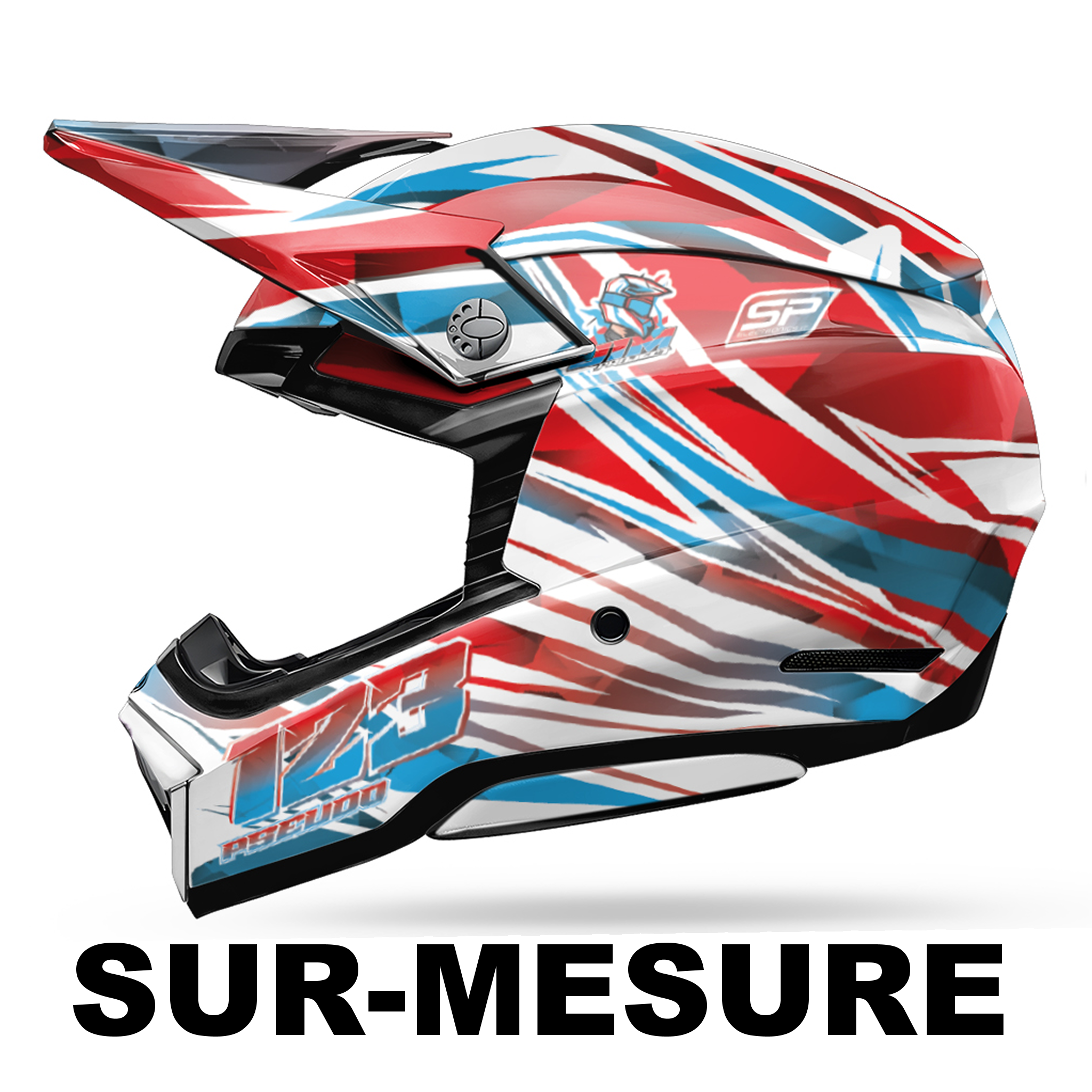 Kit déco de Casque Moto | 100% Personnalisé