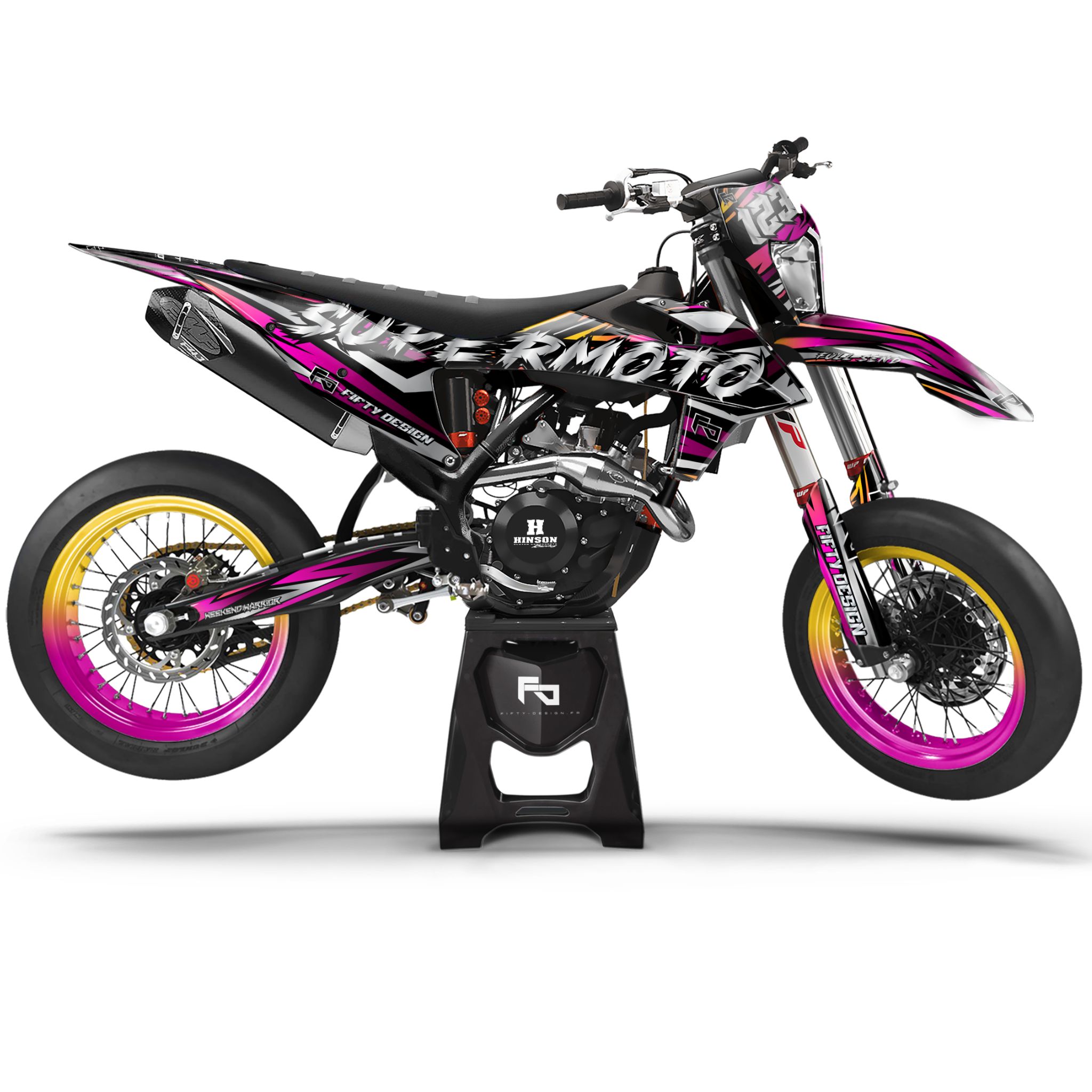 Kit déco Supermotard Light Speed | Semi Personnalisable