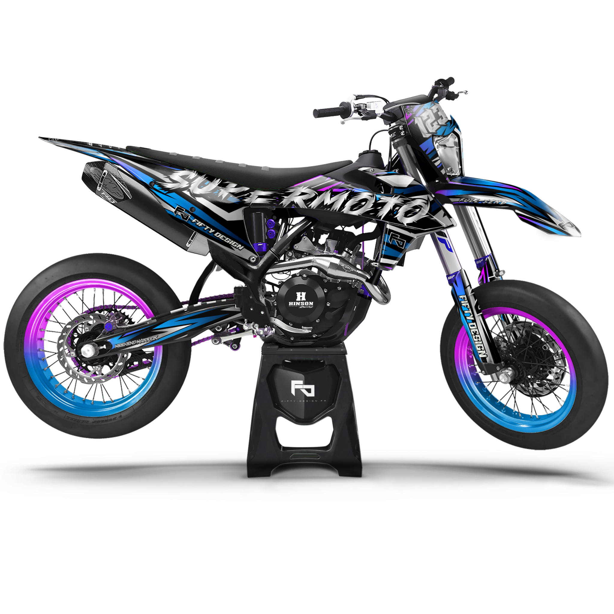 Kit déco Supermotard Light Speed | Semi Personnalisable