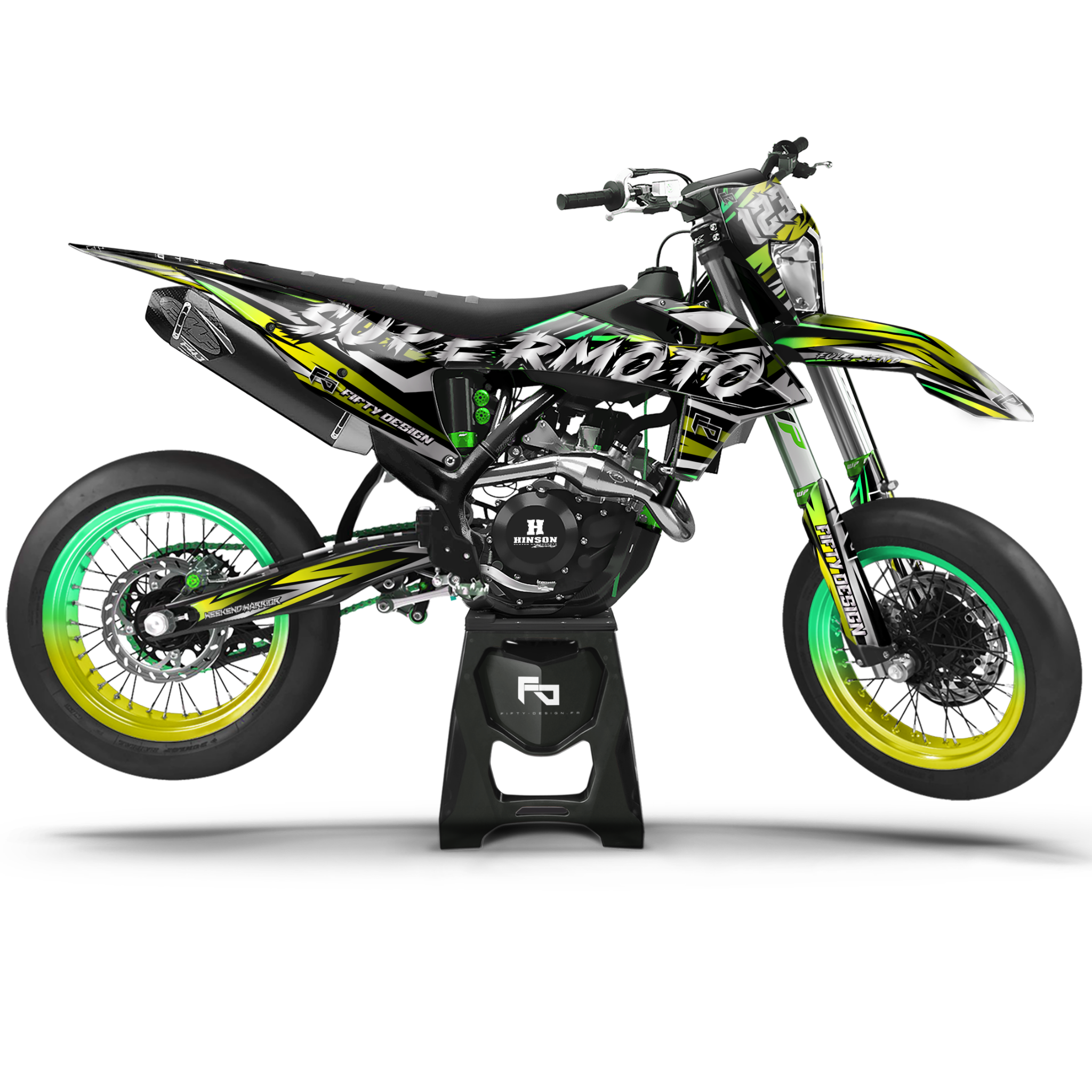 Kit déco Supermotard Light Speed | Semi Personnalisable