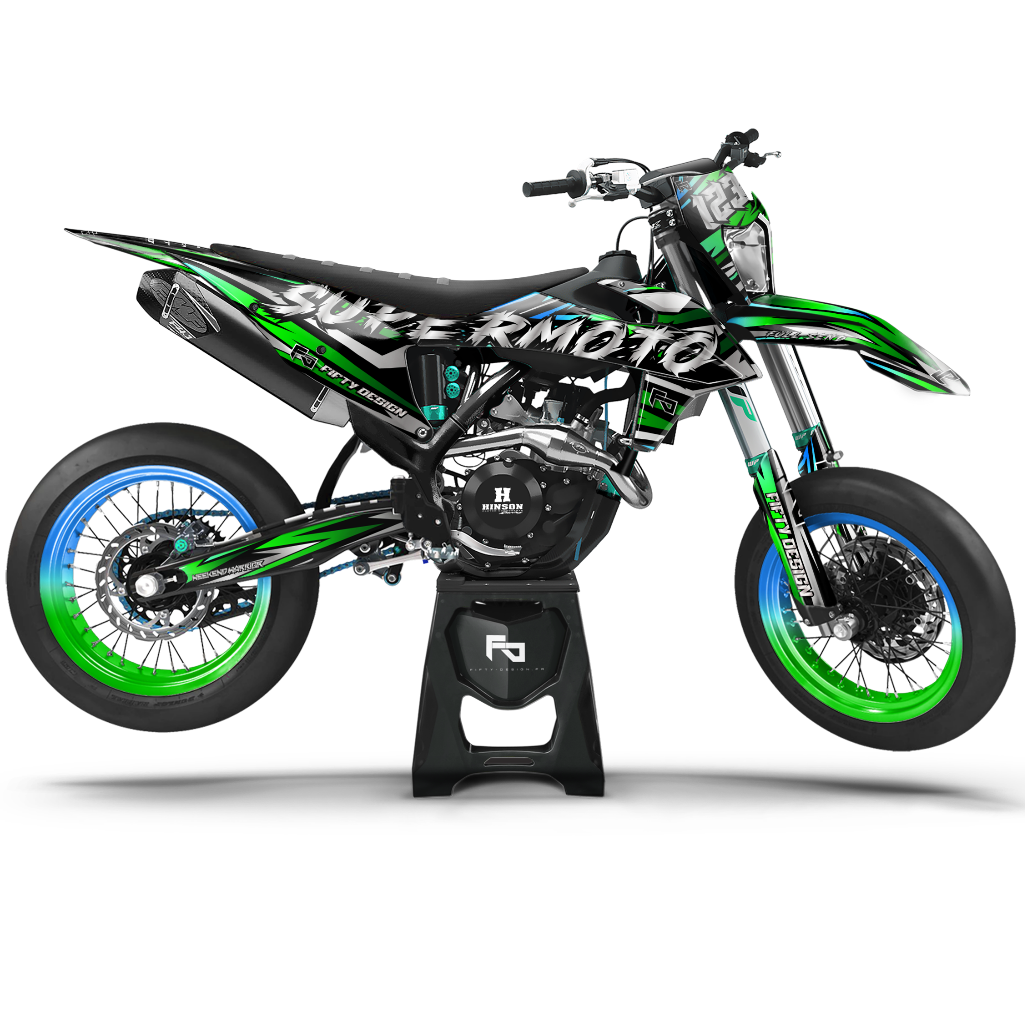 Kit déco Supermotard Light Speed | Semi Personnalisable