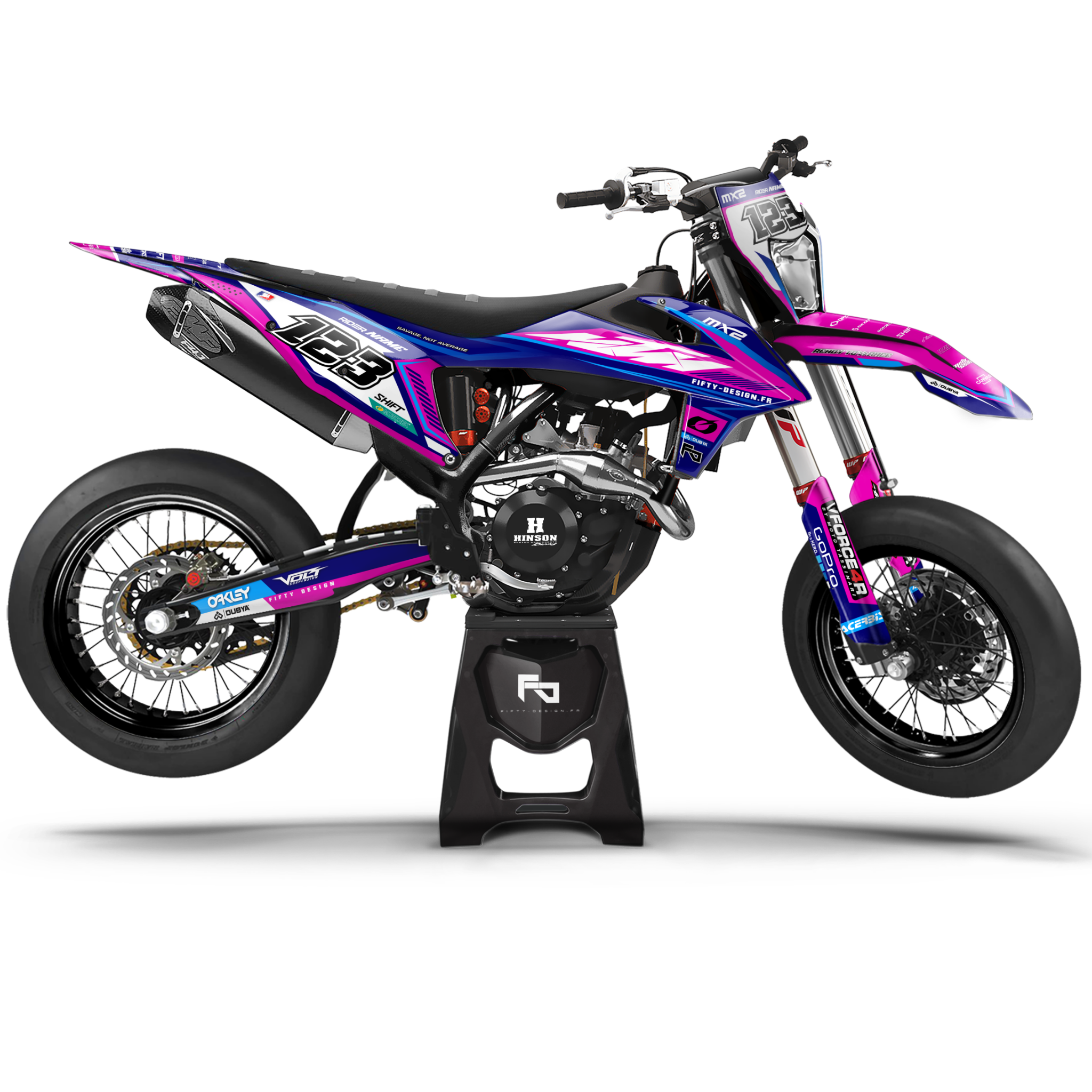 Kit déco Supermotard Facto Style | Semi Personnalisable