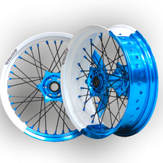 Jantes Supermotard Bicolore Falco® | 100% Personnalisables