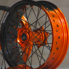 Jantes Supermotard Bicolore Dégradé Falco® | 100% Personnalisables