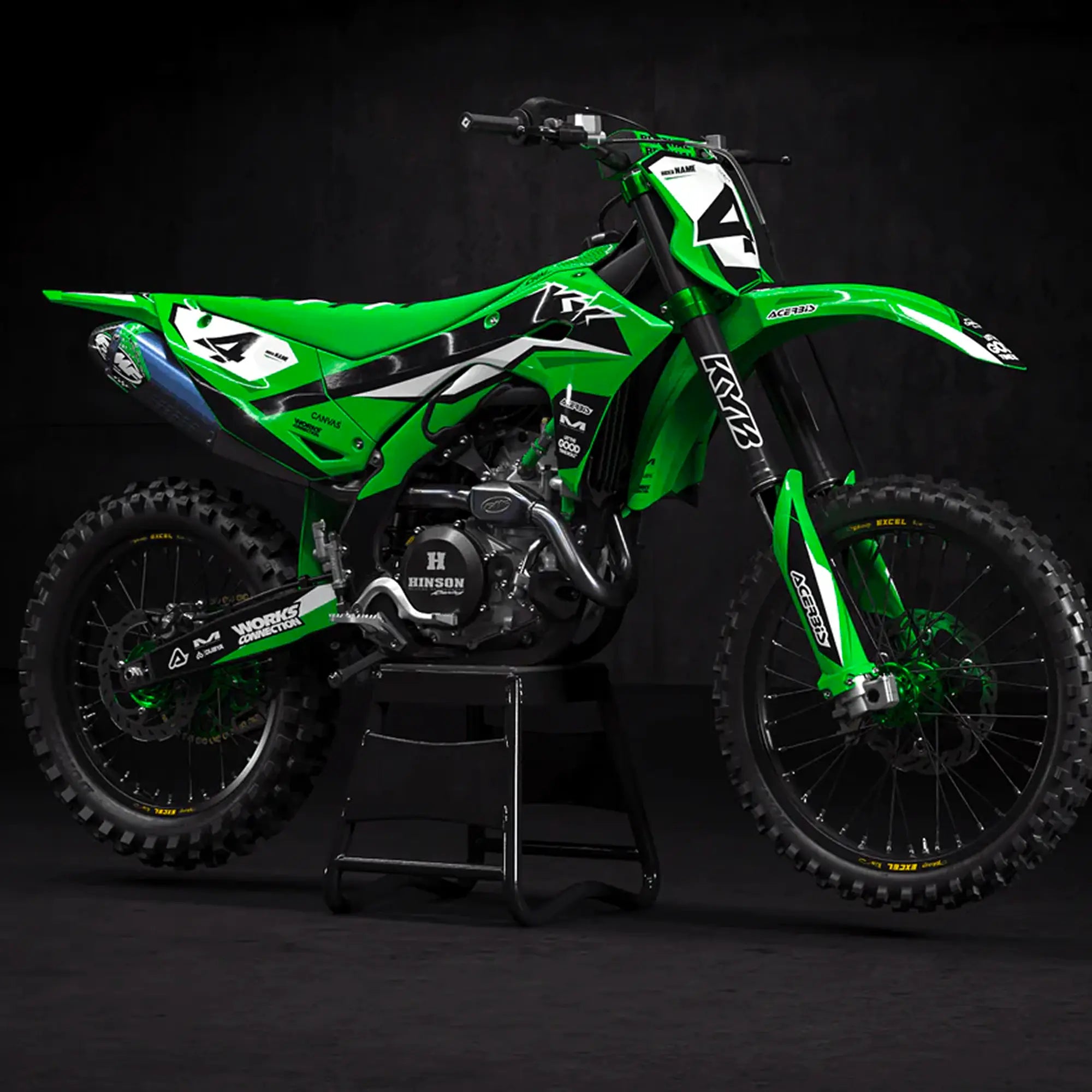 Kit déco 125 / 250 / 450 KX-F | Motocross Akran Edition Fifty Design