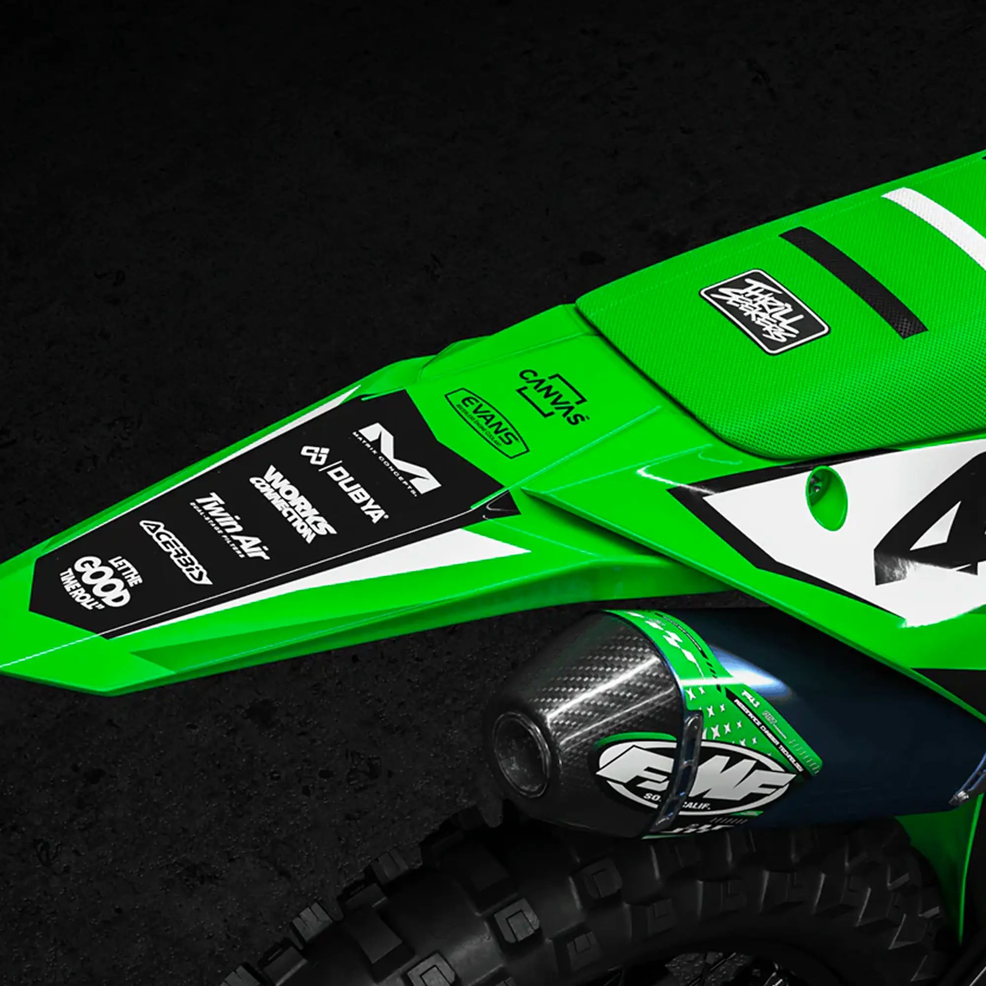 Kit déco 125 / 250 / 450 KX-F | Motocross Akran Edition Fifty Design