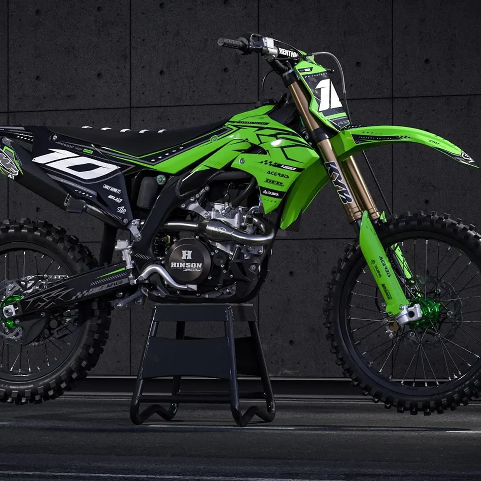 Kit déco 125 / 250 / 450 KX-F | Motocross Extand Edition Fifty Design