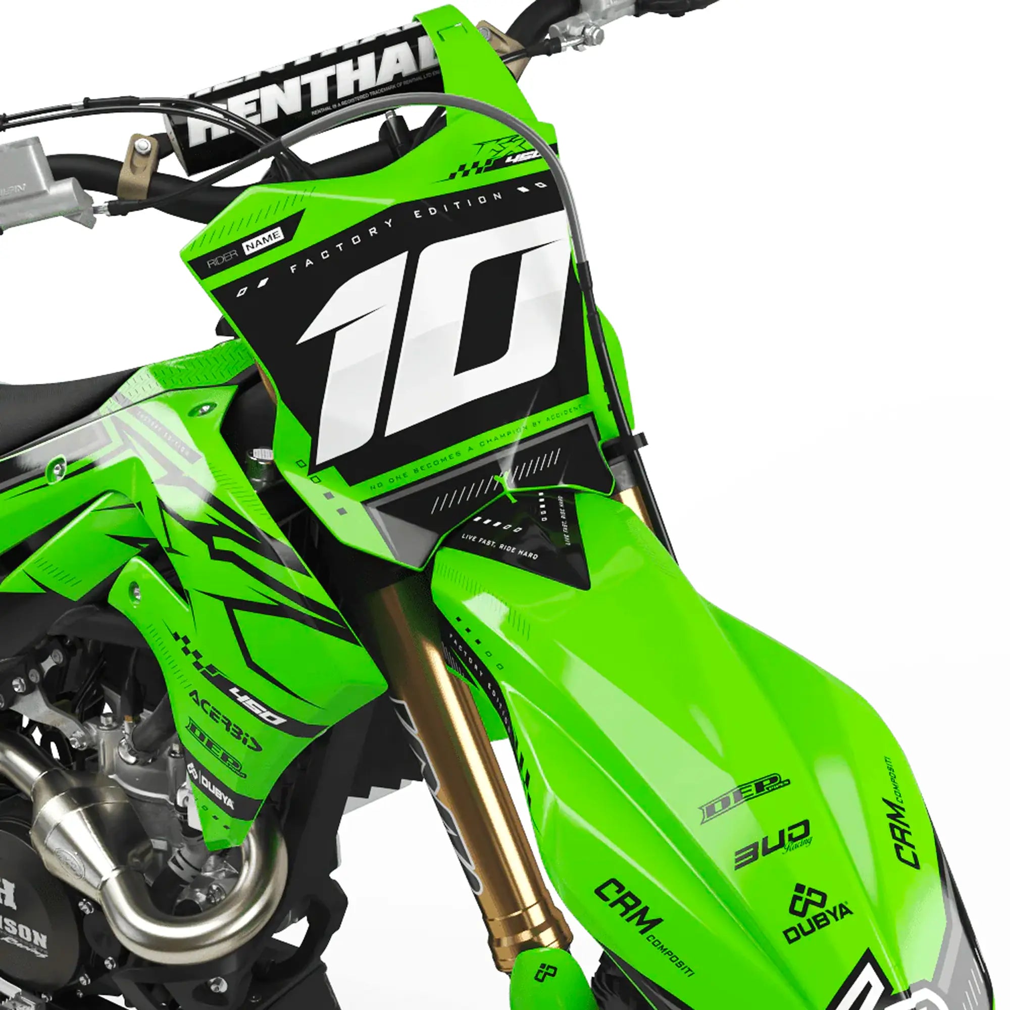 Kit déco 125 / 250 / 450 KX-F | Motocross Extand Edition Fifty Design