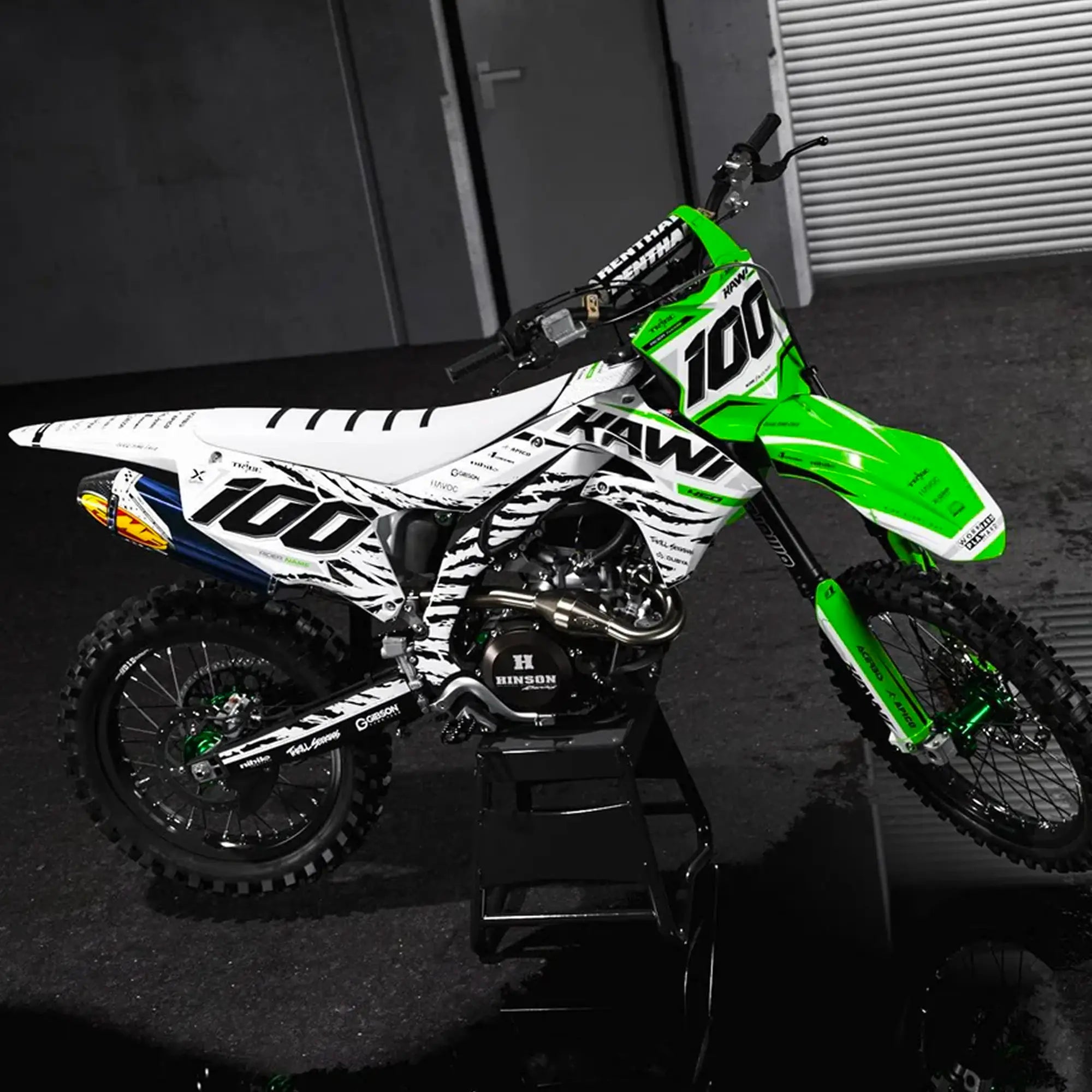 Kit déco 125 / 250 / 450 KX-F | Motocross Greeny Edition Fifty Design