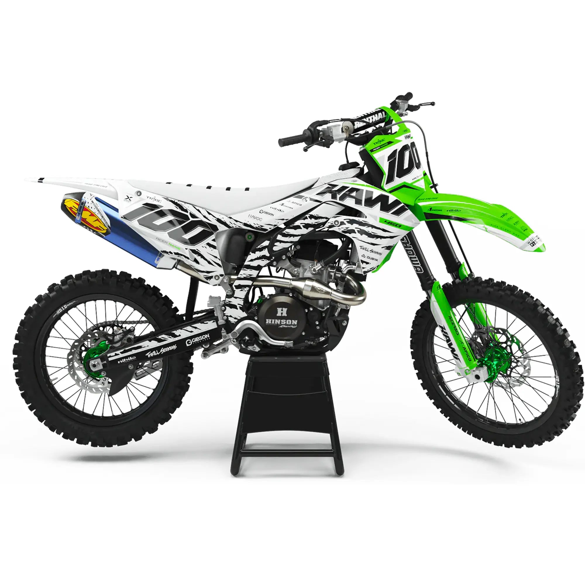 Kit déco 125 / 250 / 450 KX-F | Motocross Greeny Edition Fifty Design
