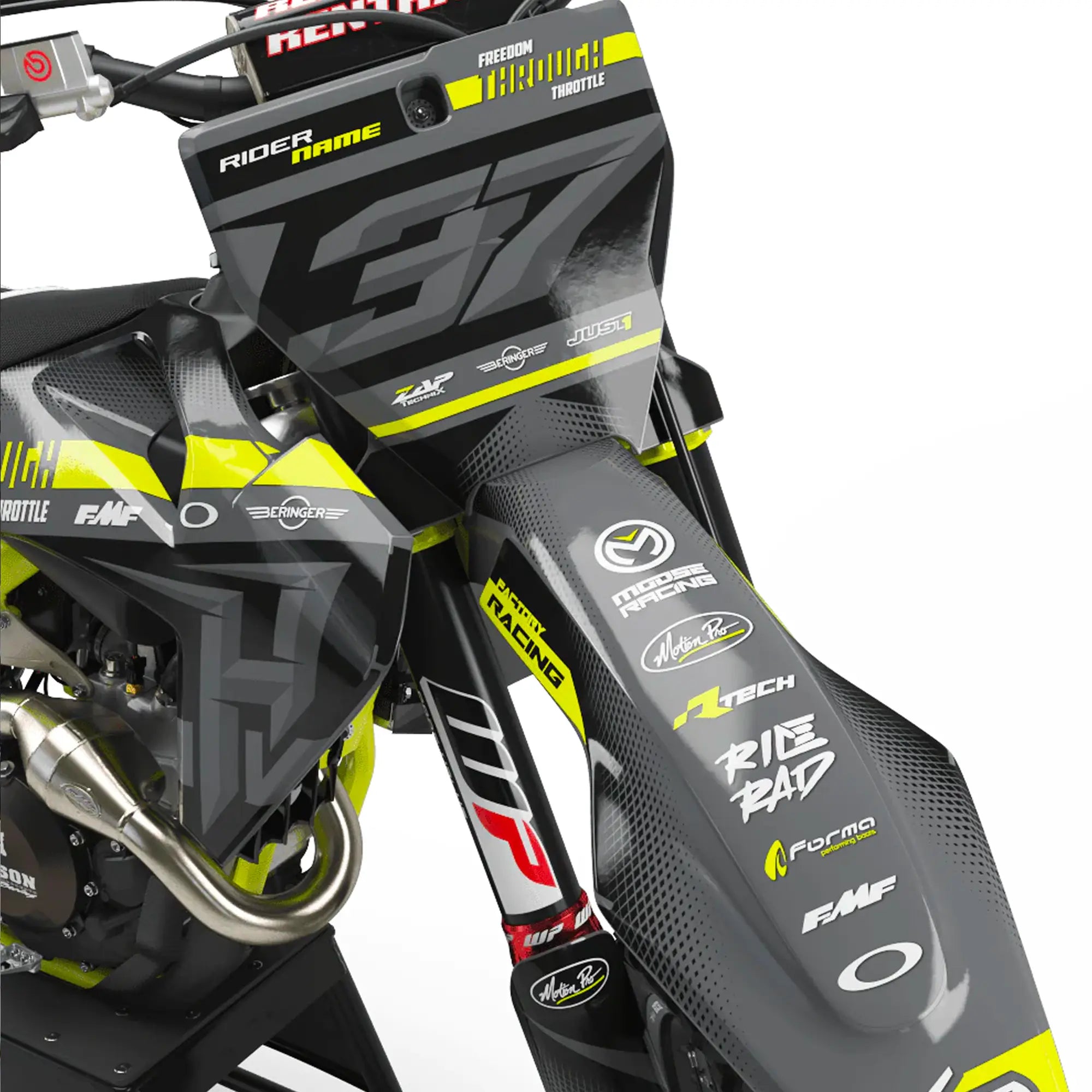 Kit déco 125 / 250 / 450 TC-F | Motocross BlackNight Edition Fifty Design