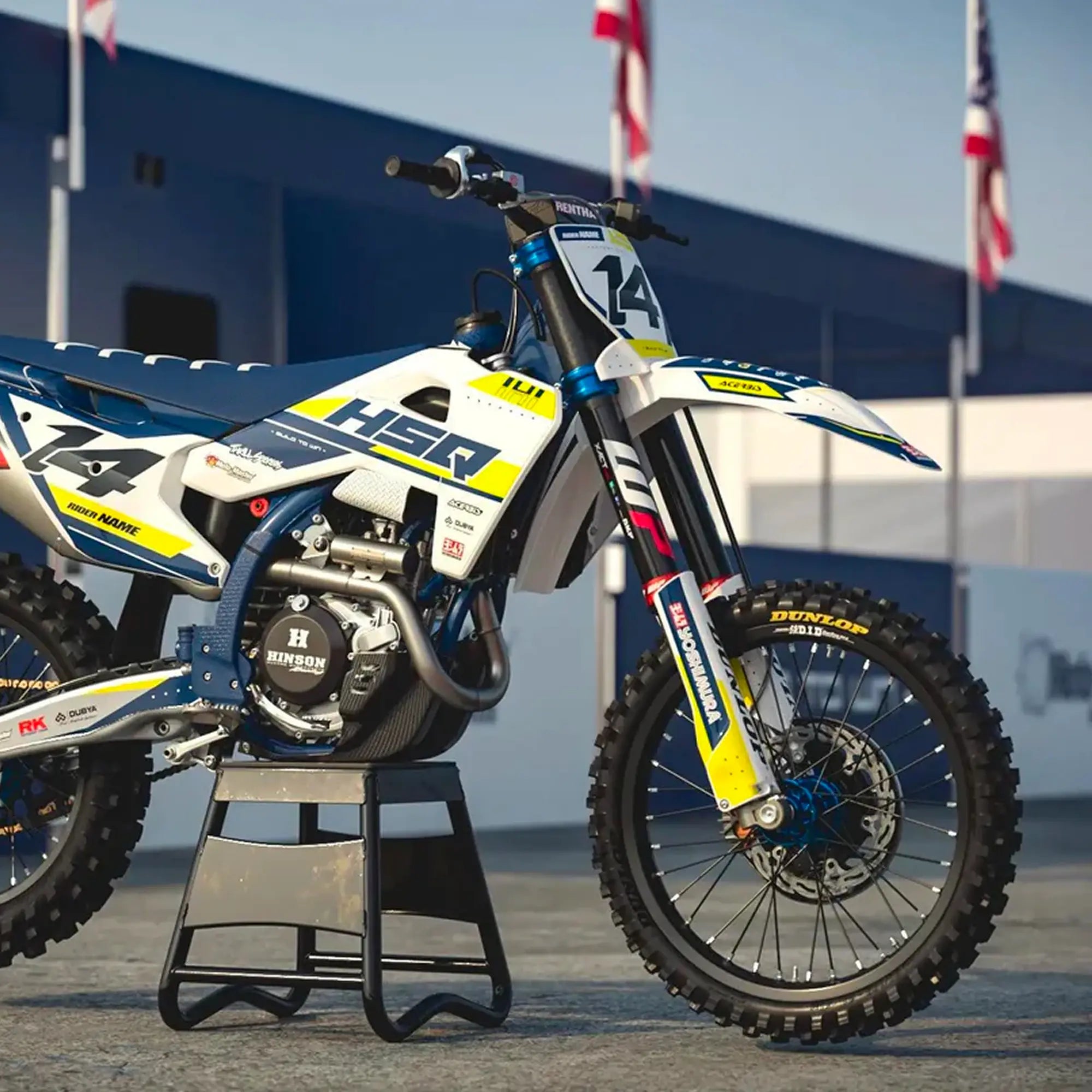 Kit déco 125 / 250 / 450 TC-F | Motocross PowerLine Edition Fifty Design