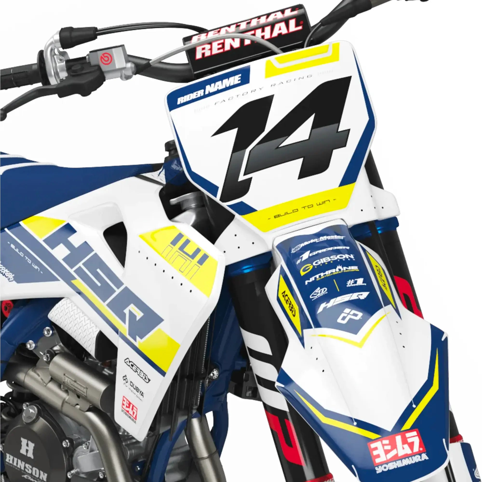 Kit déco 125 / 250 / 450 TC-F | Motocross PowerLine Edition Fifty Design