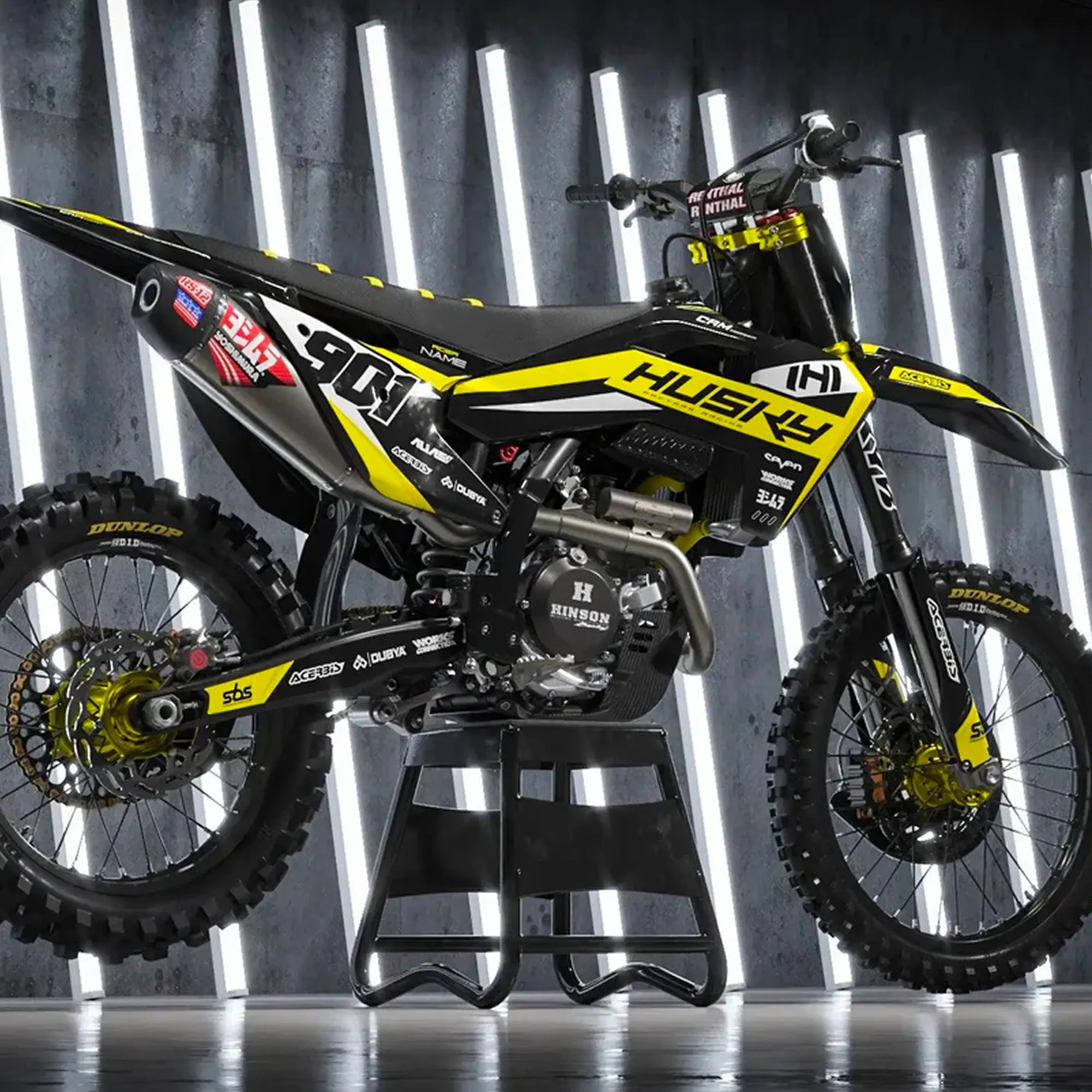 Kit déco 125 / 250 / 450 TC-F | Motocross Wrap Edition Fifty Design