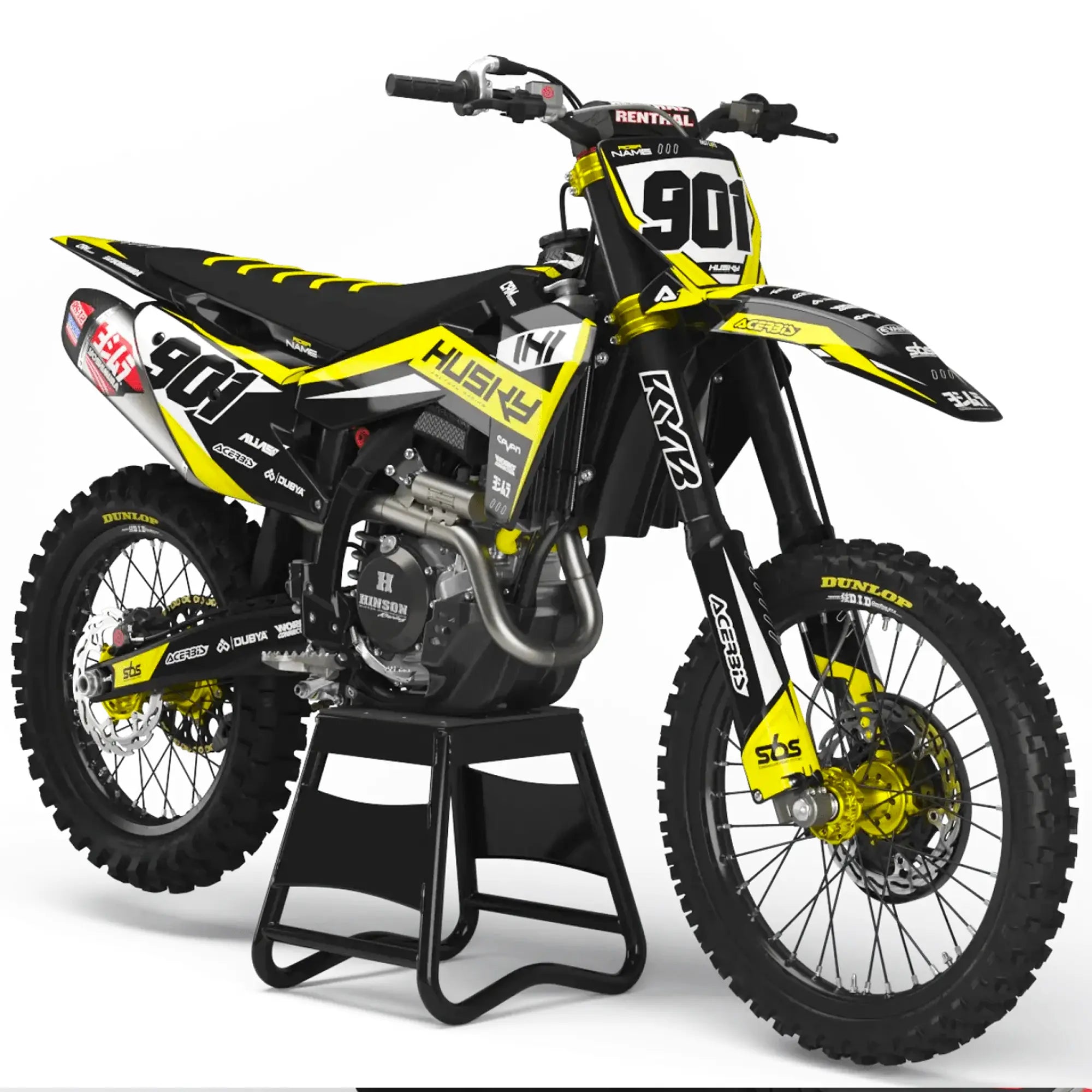 Kit déco 125 / 250 / 450 TC-F | Motocross Wrap Edition Fifty Design
