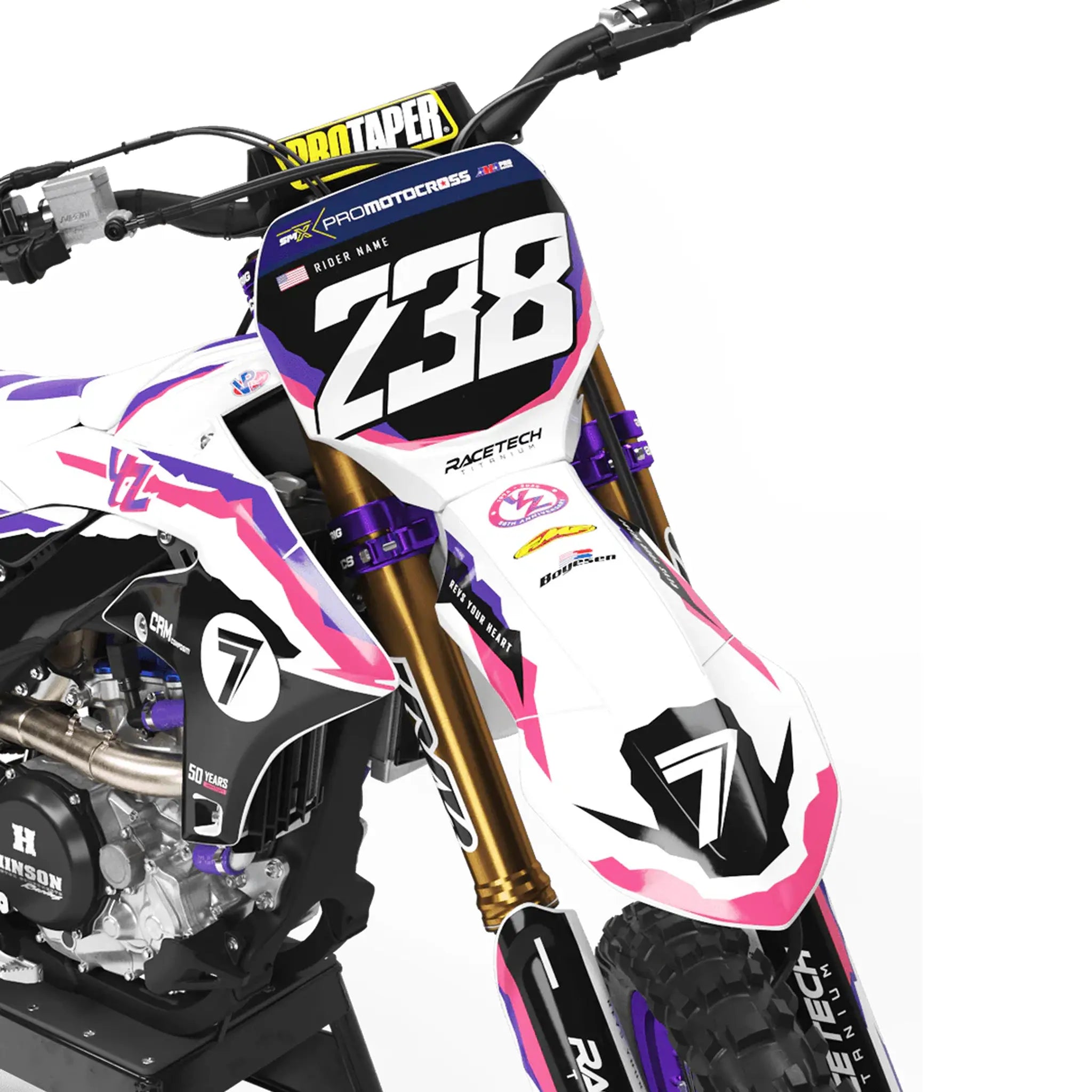 Kit déco 250 / 450 YZ-F | Motocross Yam Edition Fifty Design