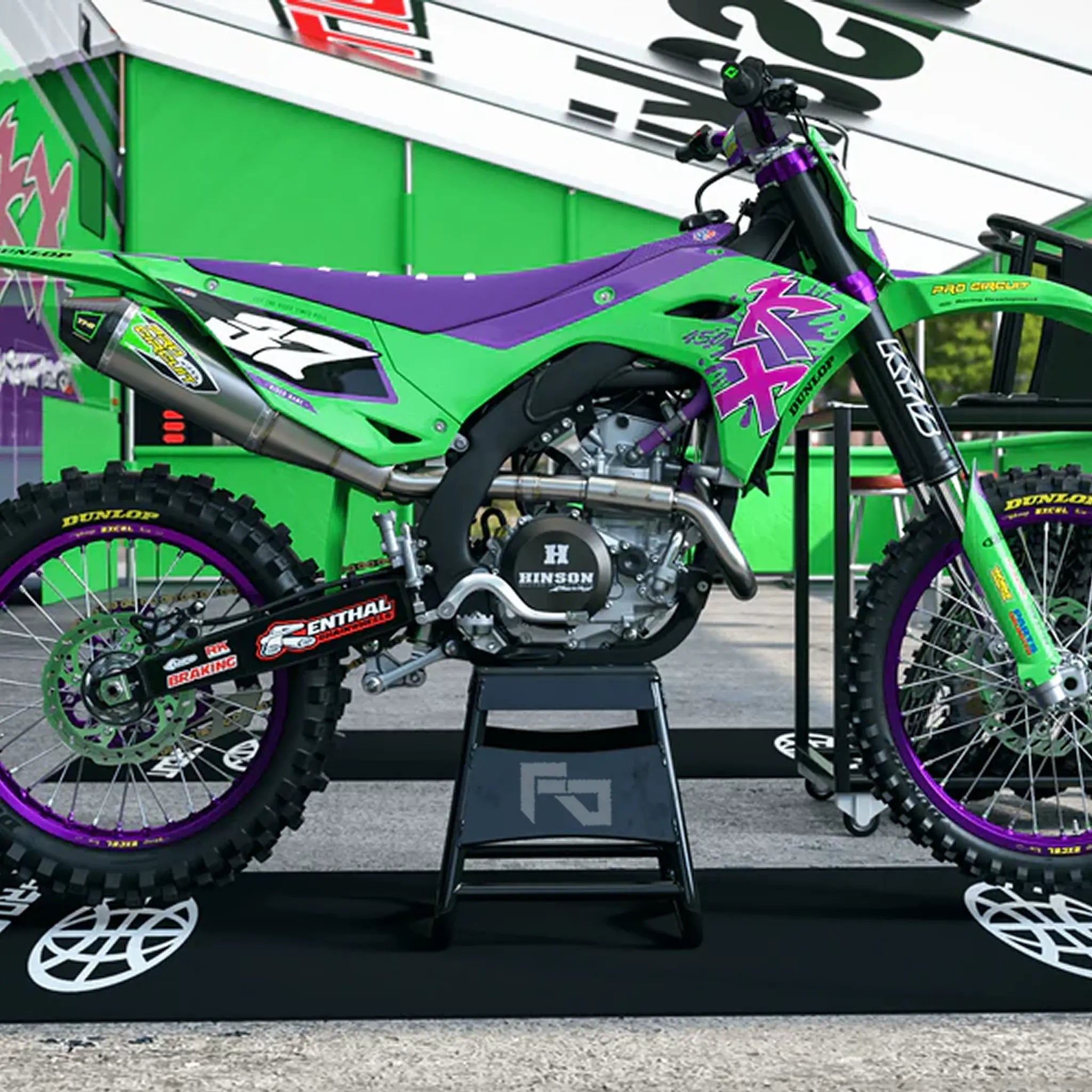 Kit déco 450 KX-F | Motocross Vintage Edition Fifty Design