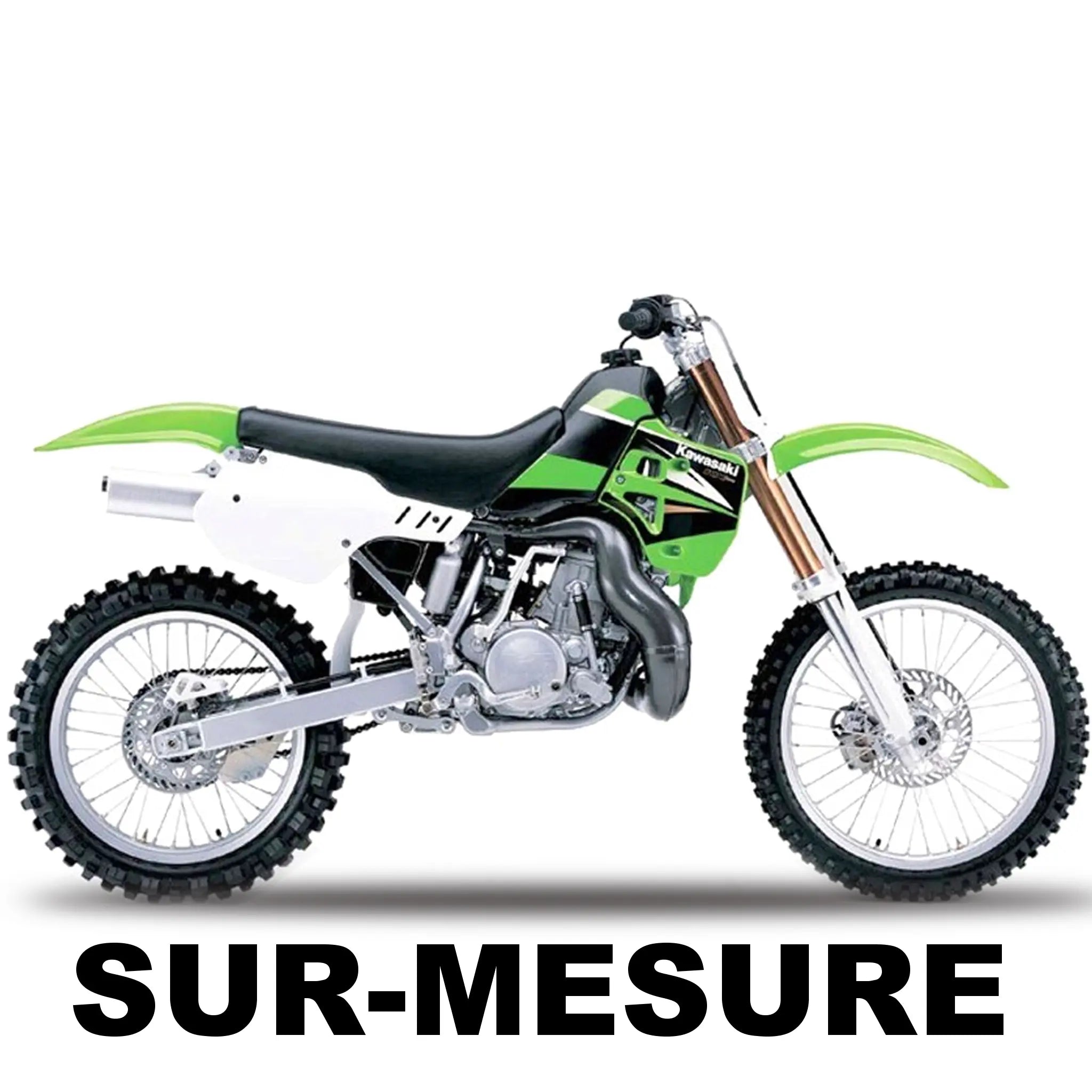 Kit déco 500 KX Motocross Kawazaki - Sur Mesure Fifty Design