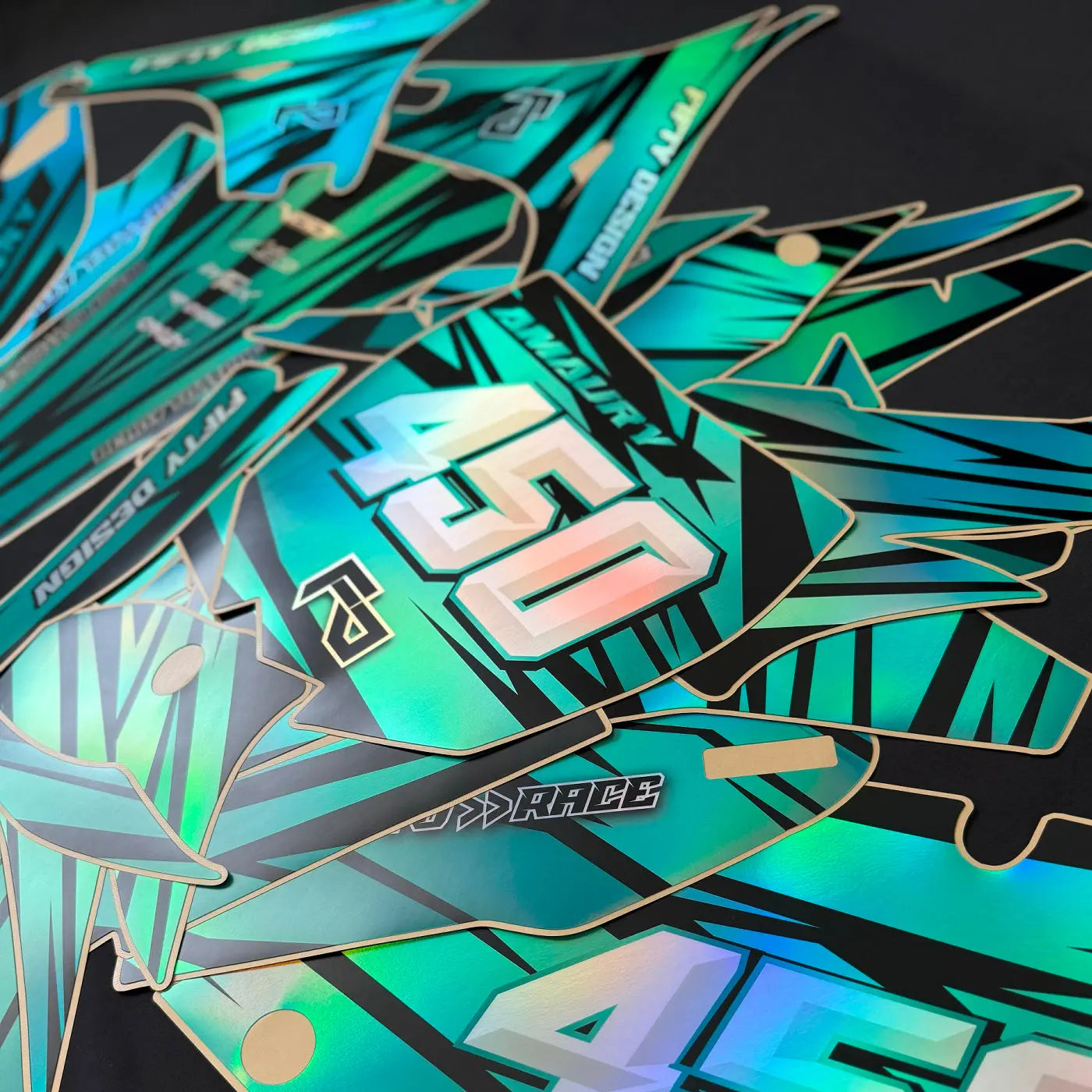 Kit déco Supermotard Brain Storm | Semi Personnalisable Fifty Design