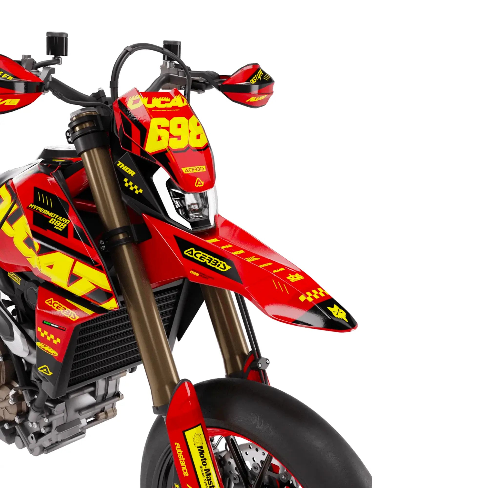Kit déco Supermotard Ducati - Ethna | Semi Personnalisable Fifty Design