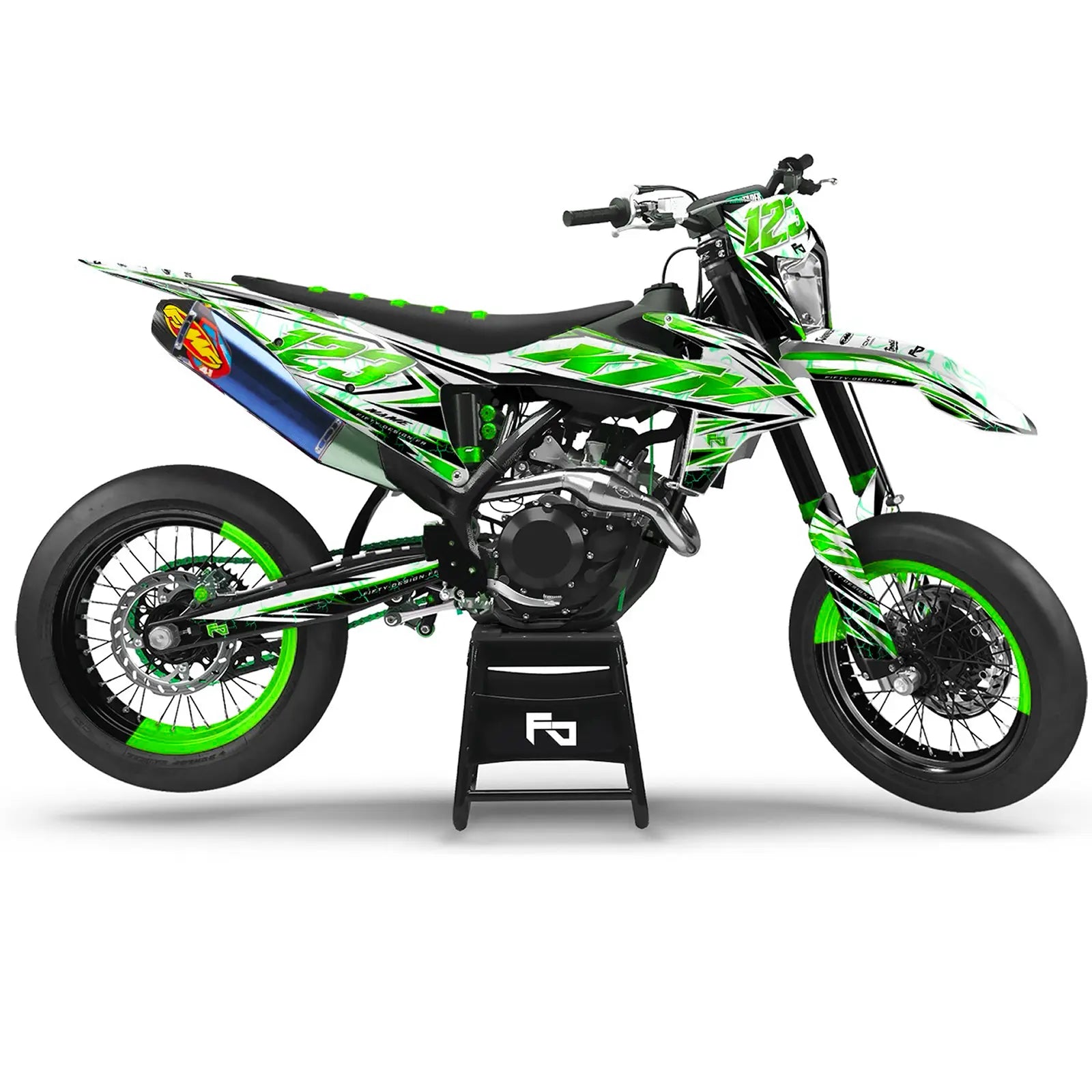 Kit déco Supermotard Furious | Semi Personnalisable Fifty Design