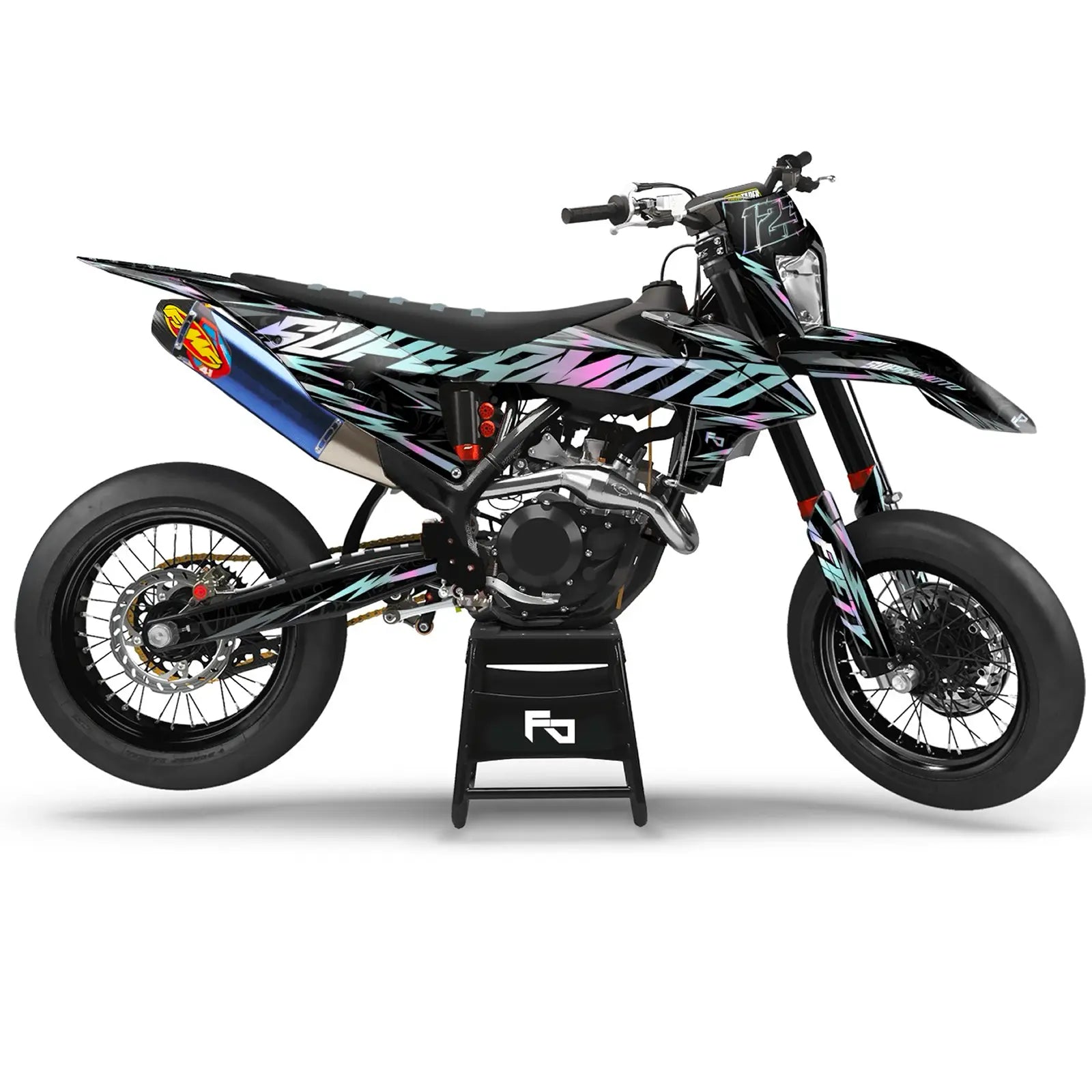 Kit déco Supermotard Pista | Semi Personnalisable Fifty Design