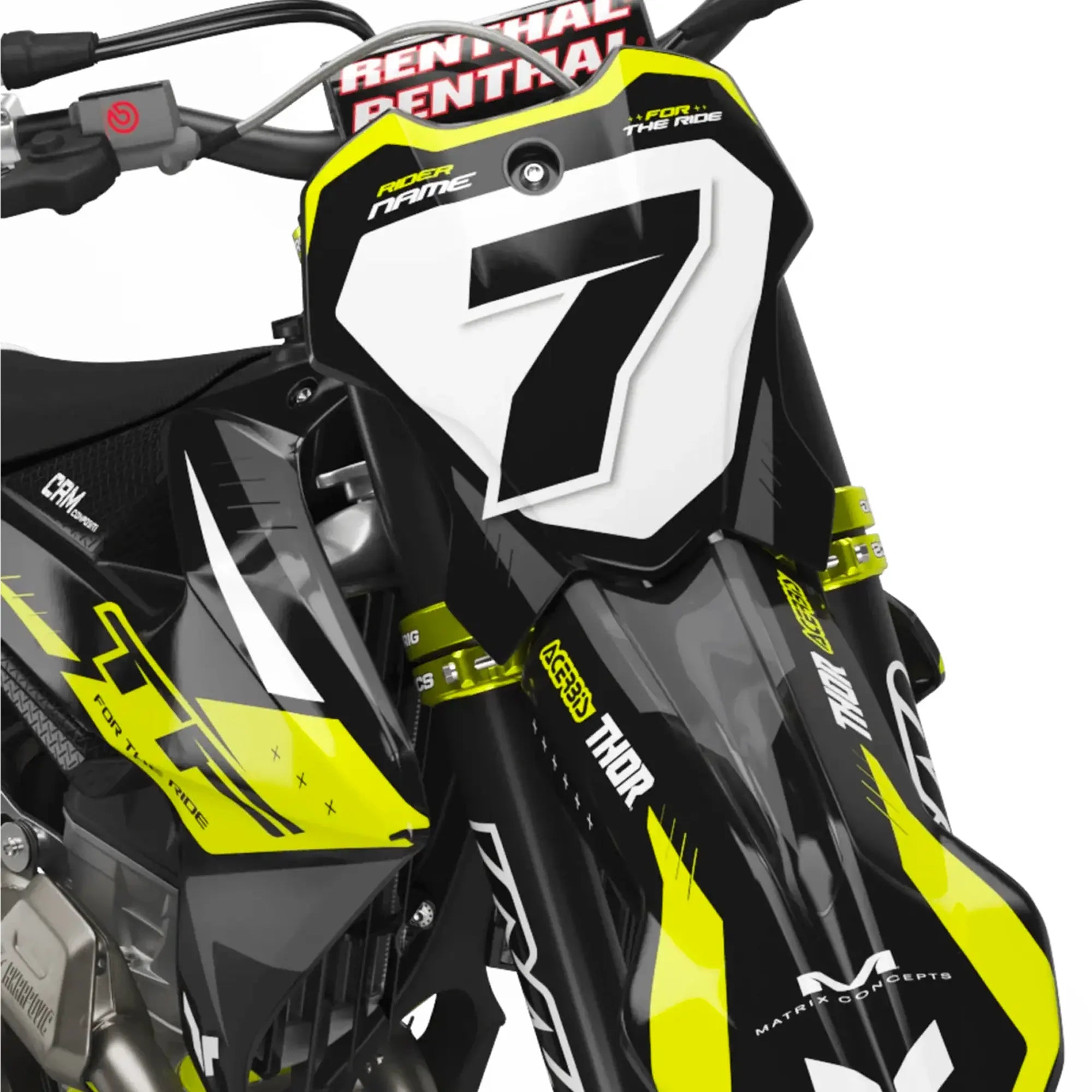 Kit déco TX 250 / 450-F  | Motocross Spectrum Edition Fifty Design