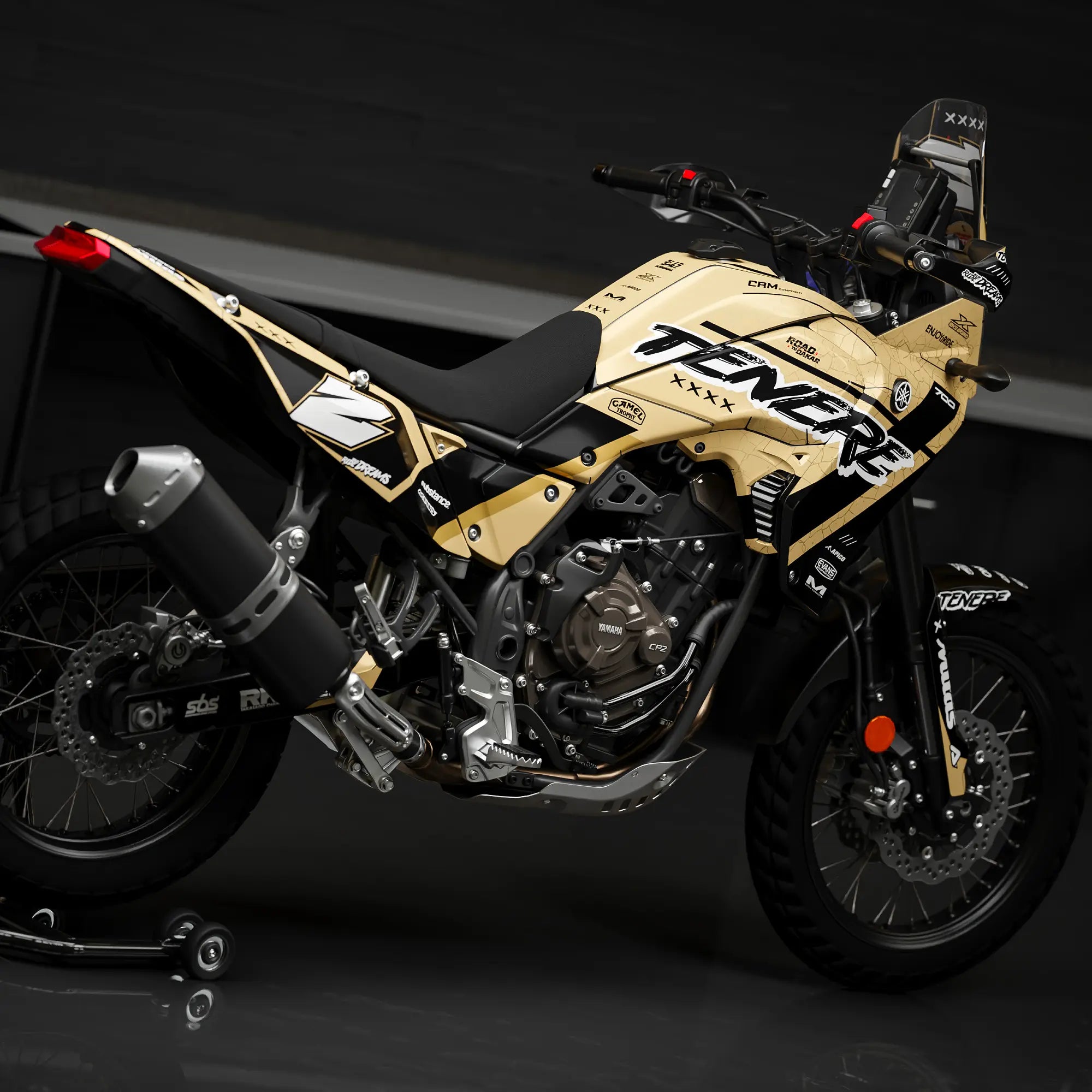 Kit déco moto Yamaha TENERE 700 | Dakar Edition Fifty Design