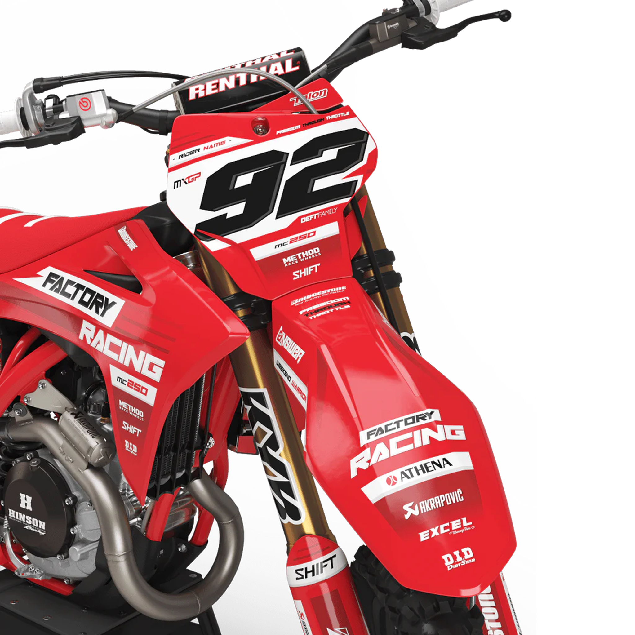 Kit Deco 250 / 450 MC-F / EC-F | Motocross Factory Edition