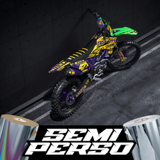 Kit déco Motocross BlackOut Edition | Semi Personnalisable