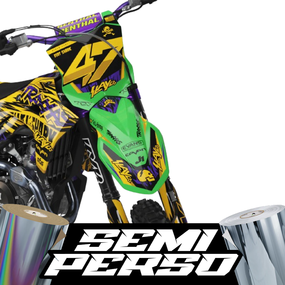 Kit déco Motocross BlackOut Edition | Semi Personnalisable