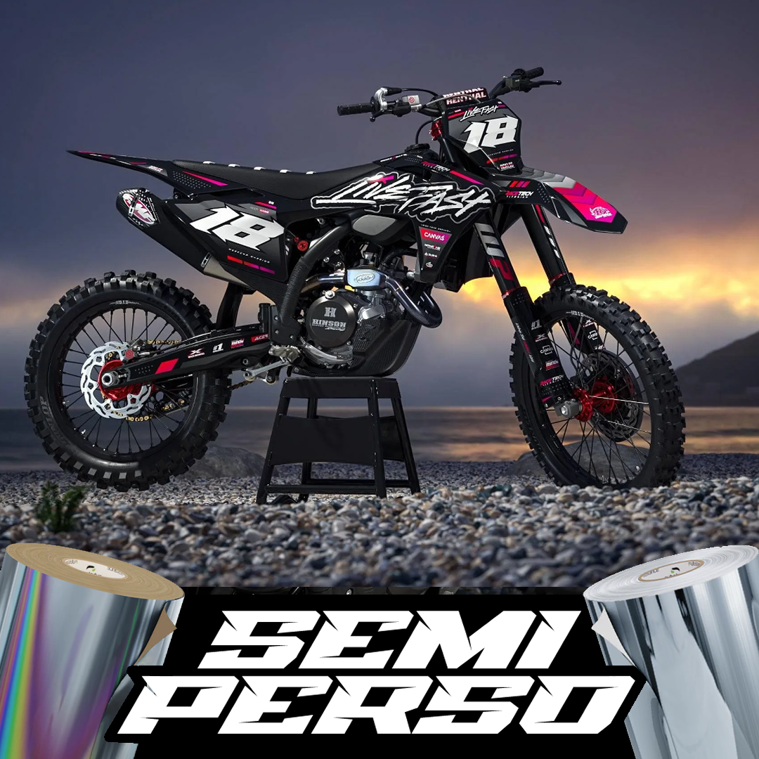 Kit déco Motocross Dark Edition | Semi Personnalisable