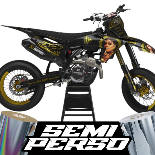 Kit déco Supermotard Gold Edition | Semi Personnalisable